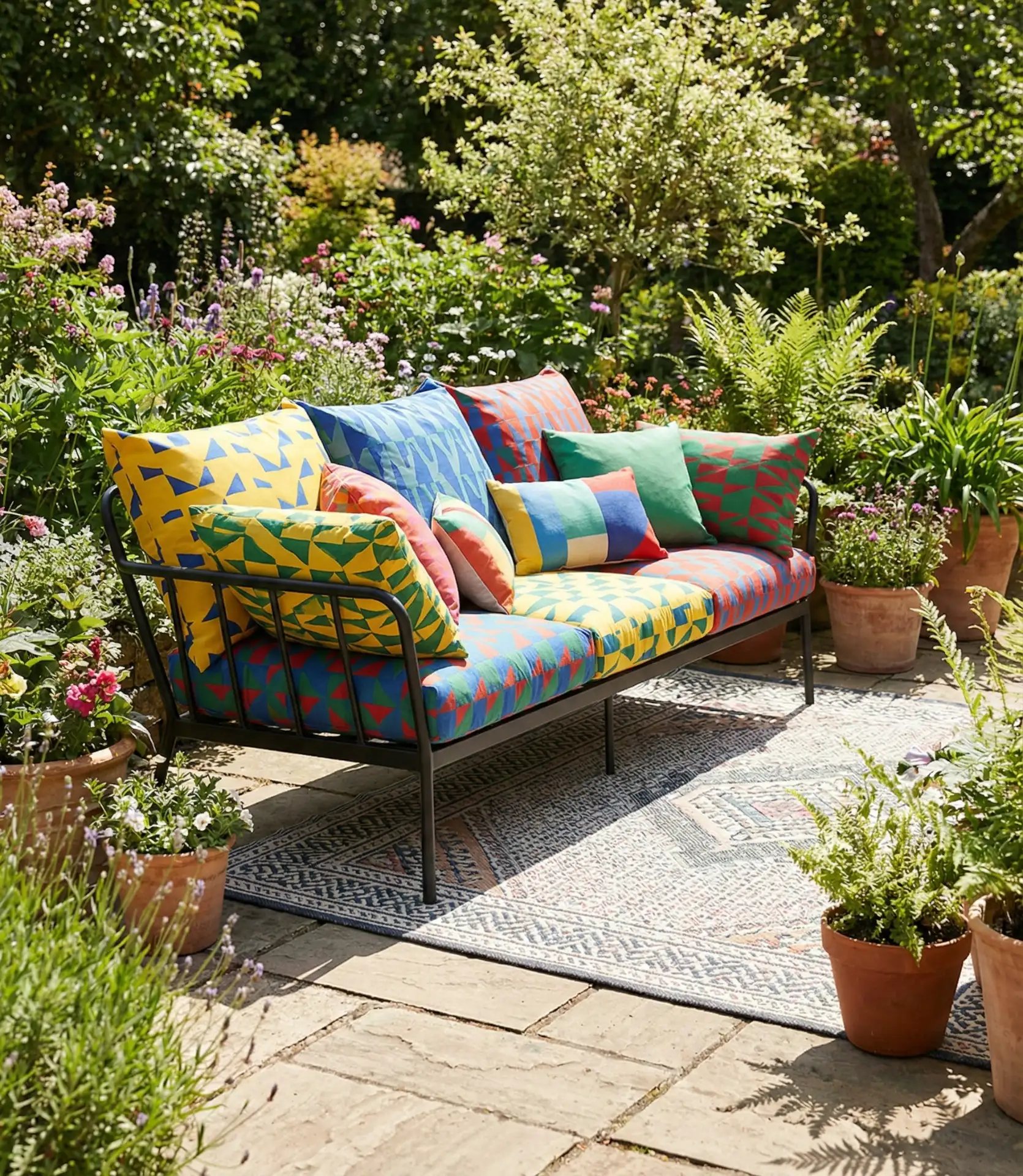 Cushion-Forward Design with Bold Textiles 1