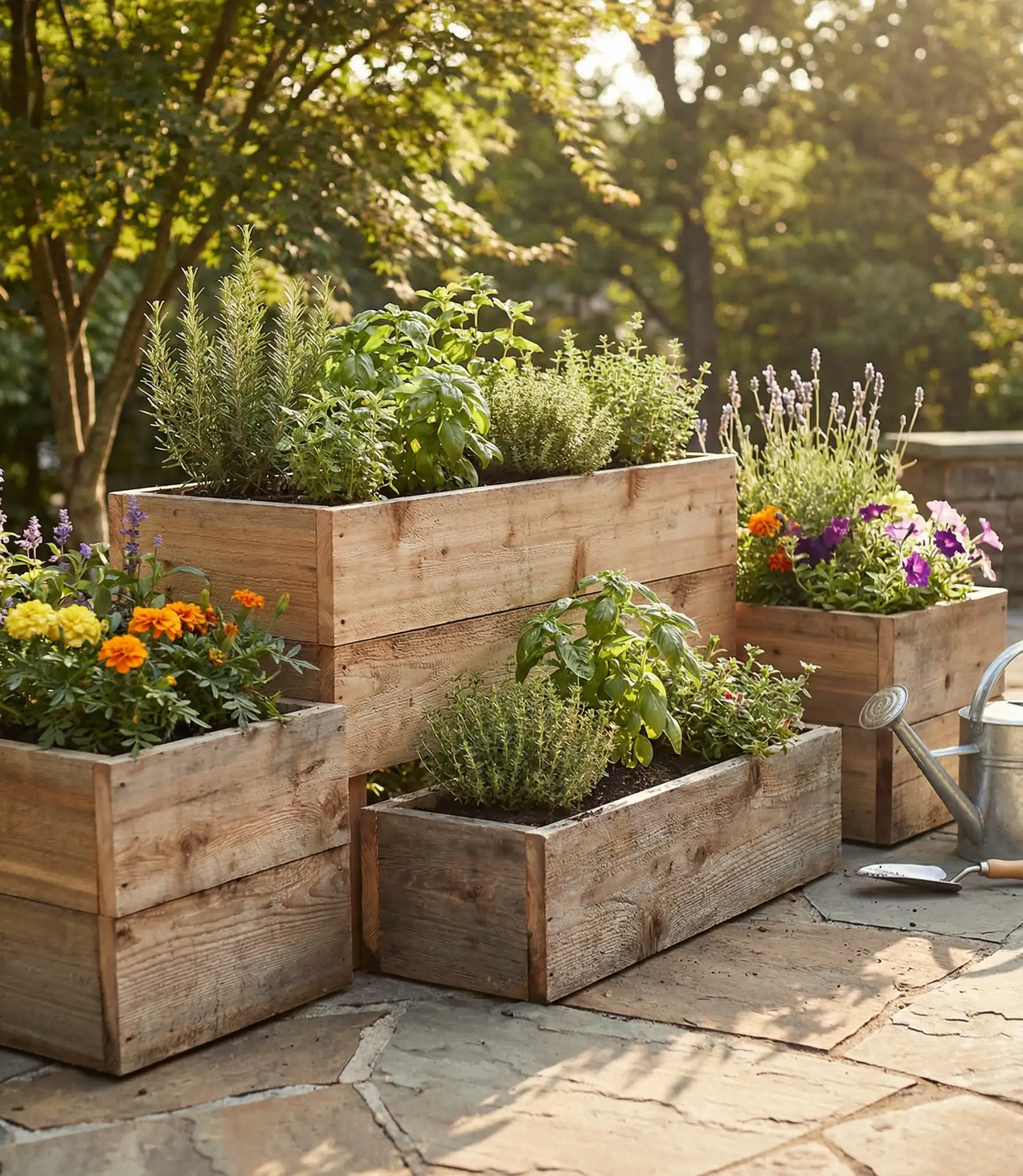 DIY Cedar Planter Boxes 1