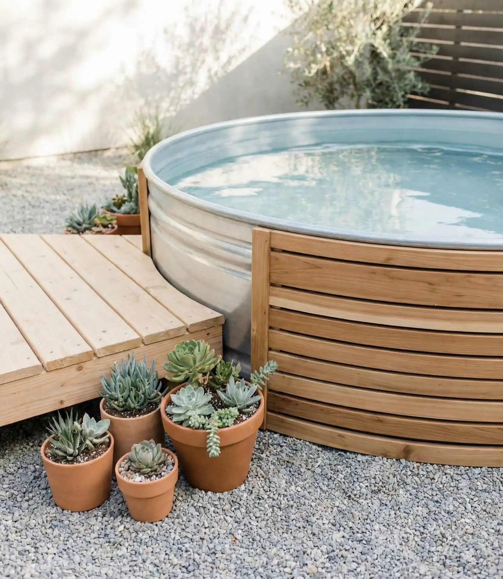 DIY Stock Tank Pool with Custom Touches 1