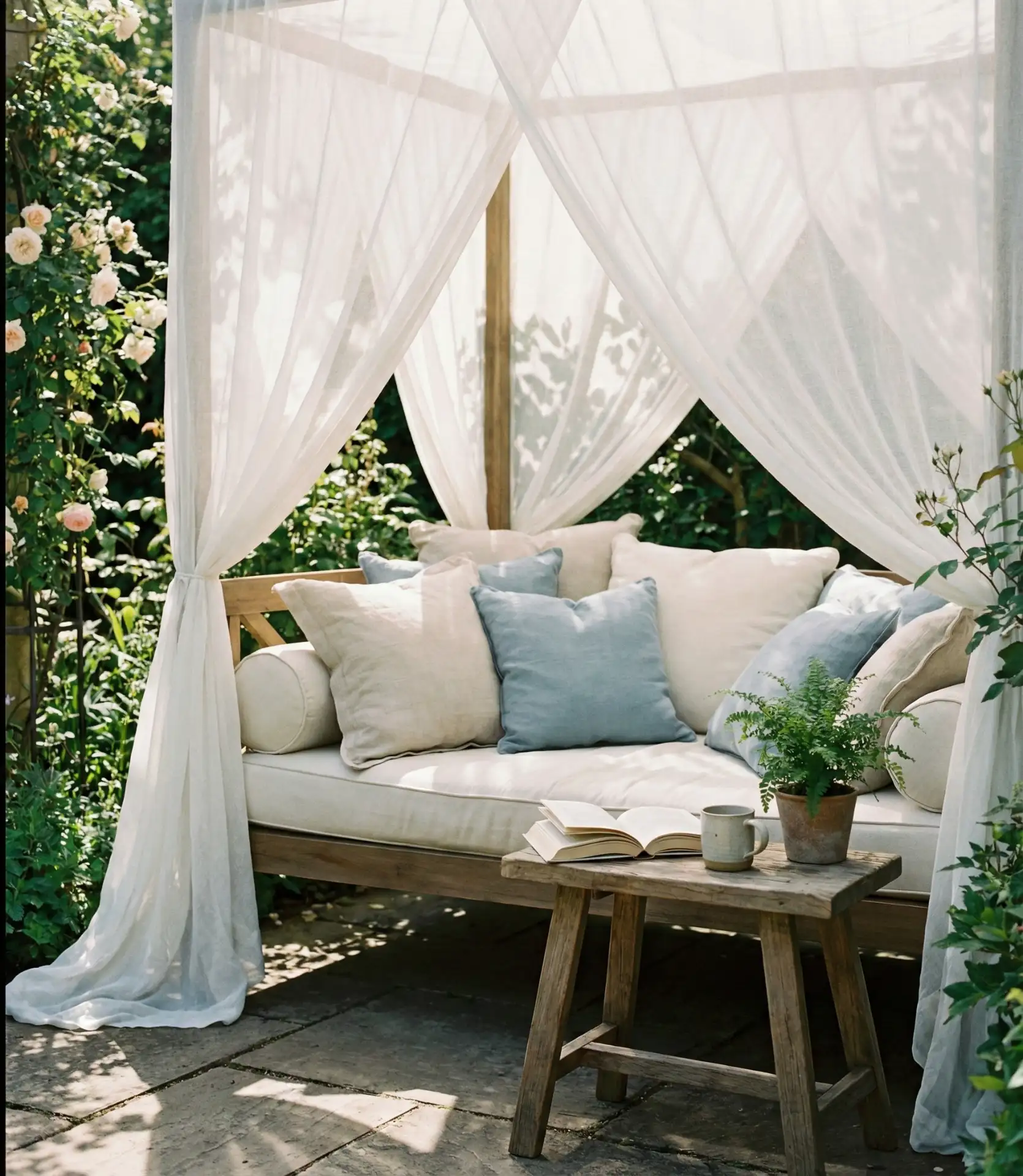 Daybed with Canopy for Afternoon Lounging 1