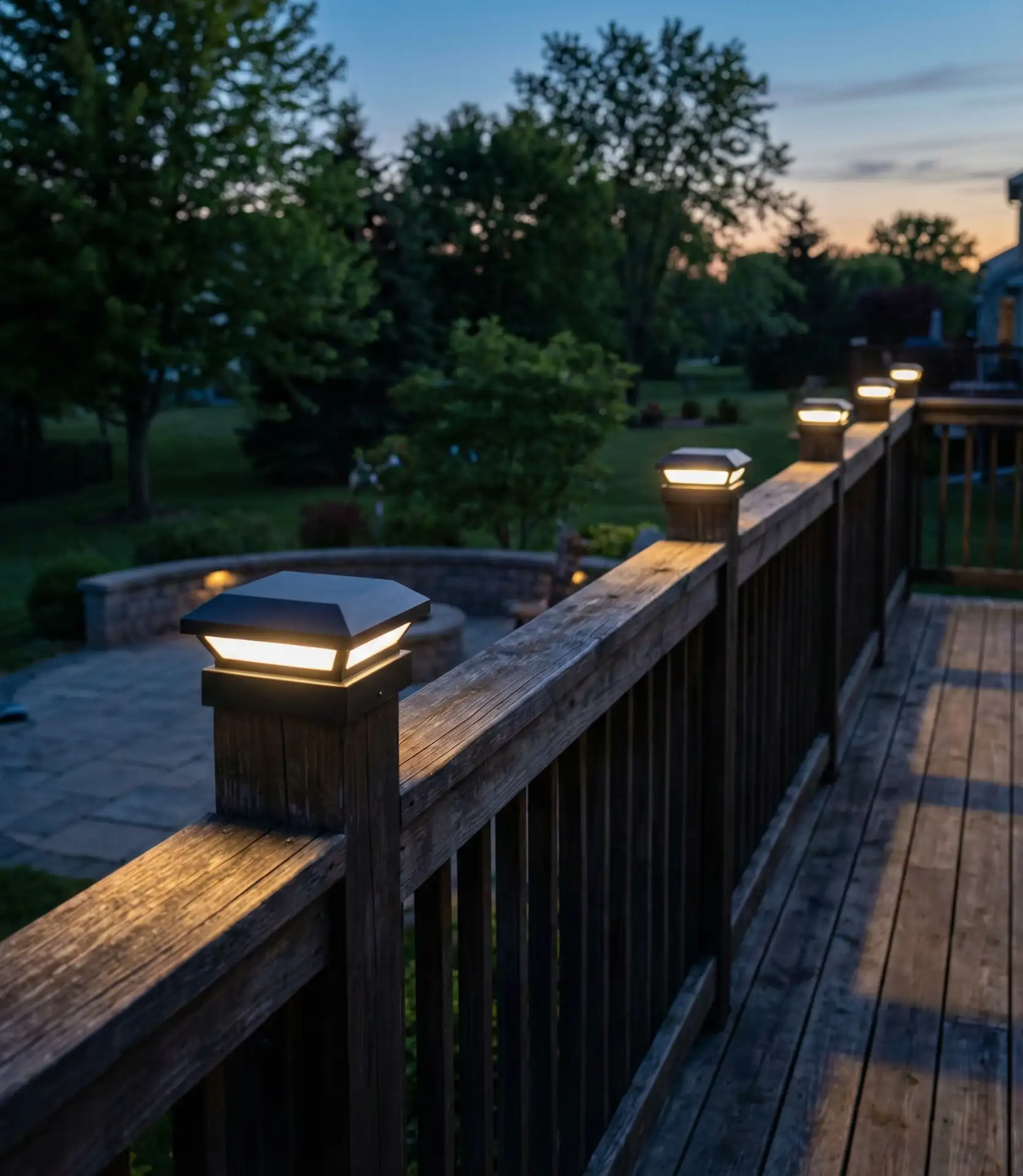 Deck and Railing Post Cap Lights 1