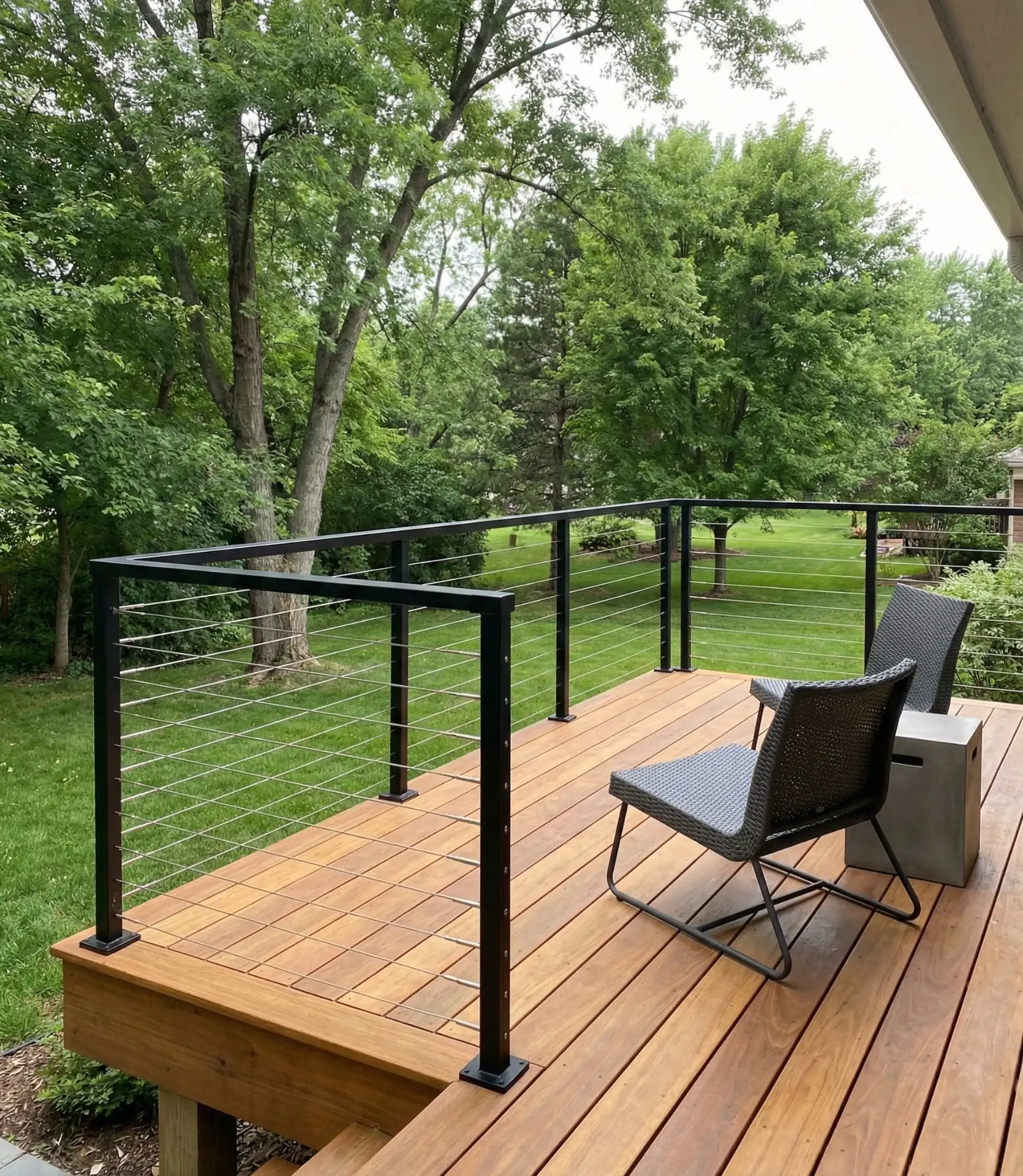 Deck with Cable Railing System 2