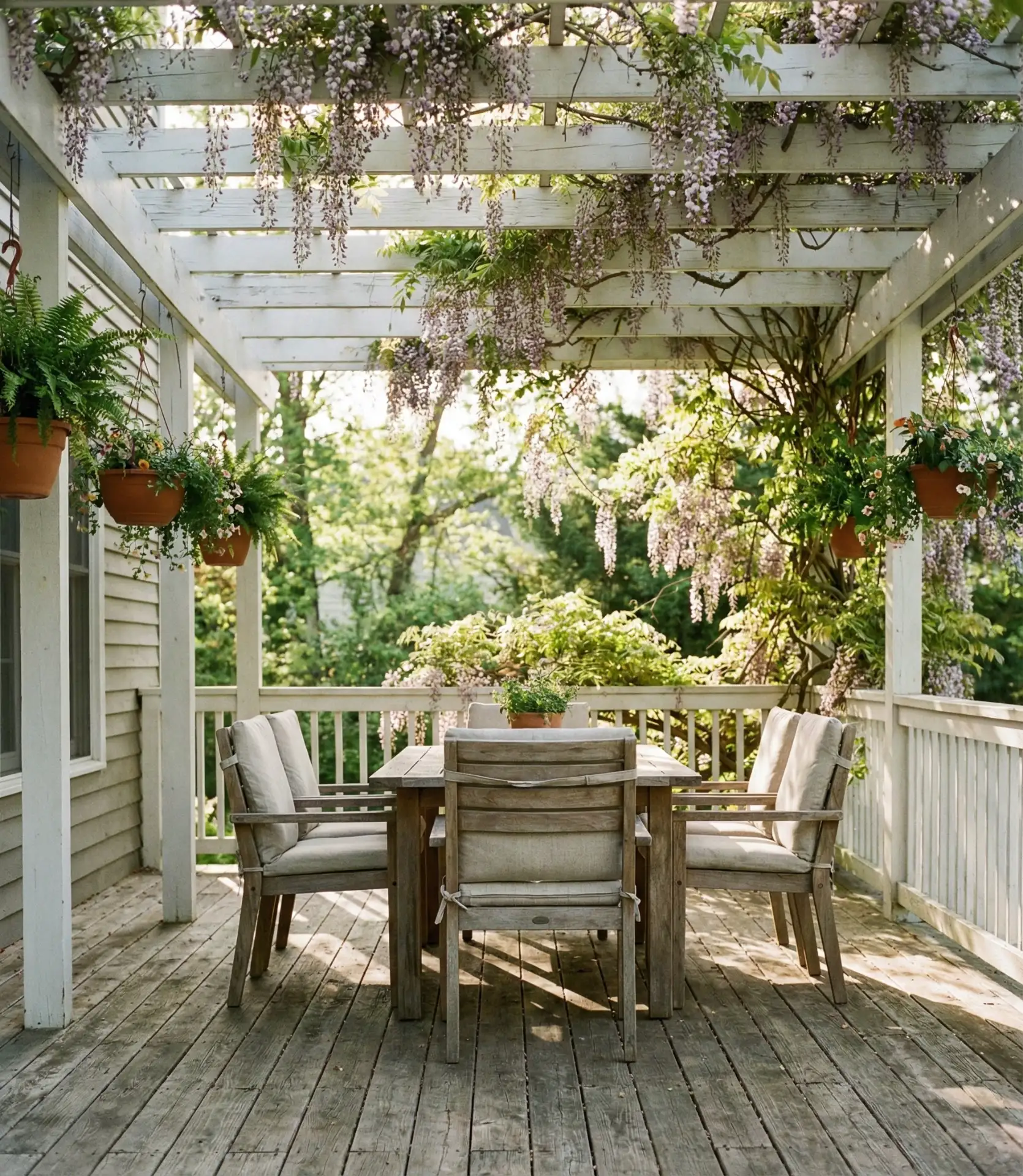 Deck with Pergola Shade Structure 2