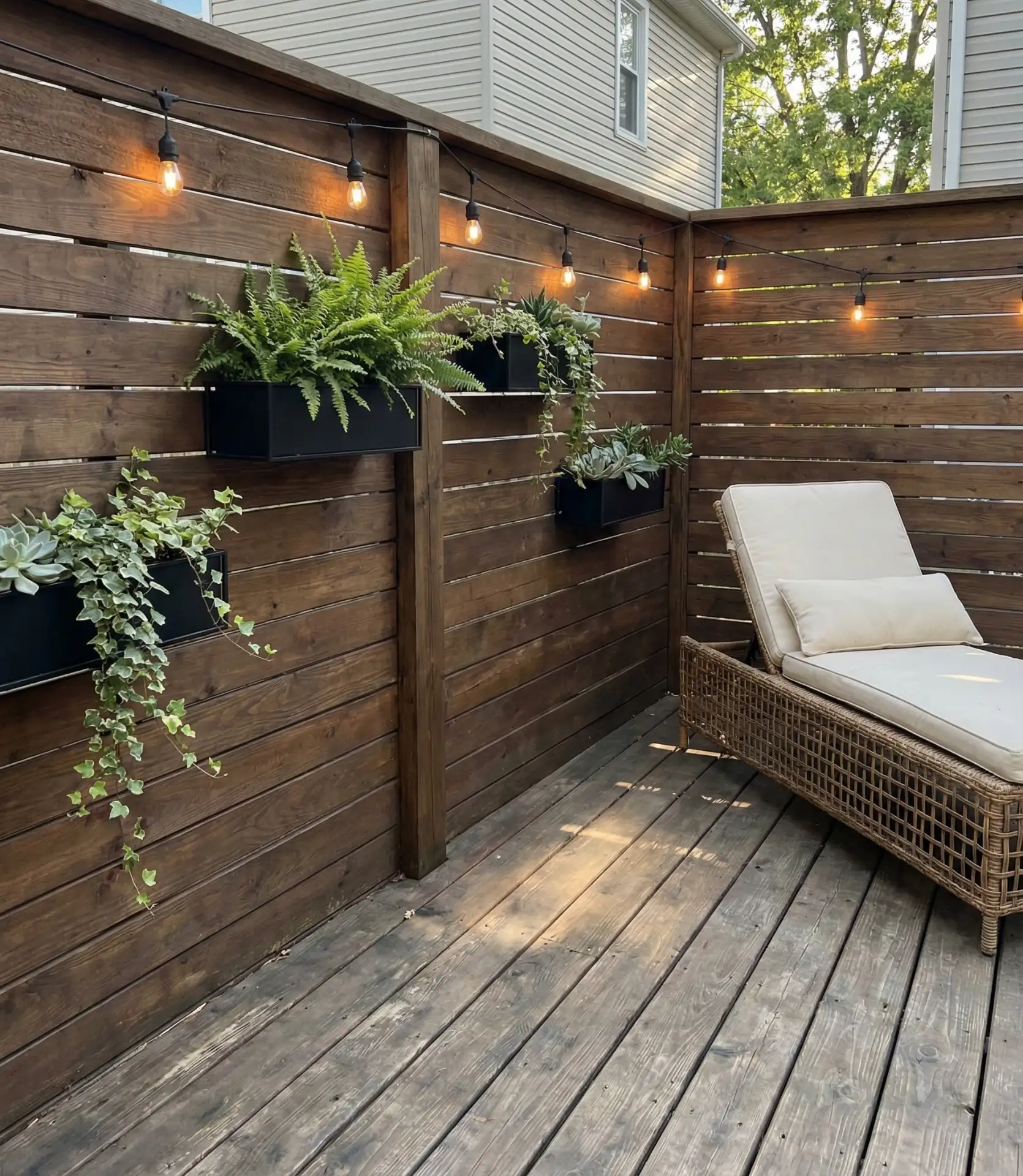 Deck with Privacy Wall 2
