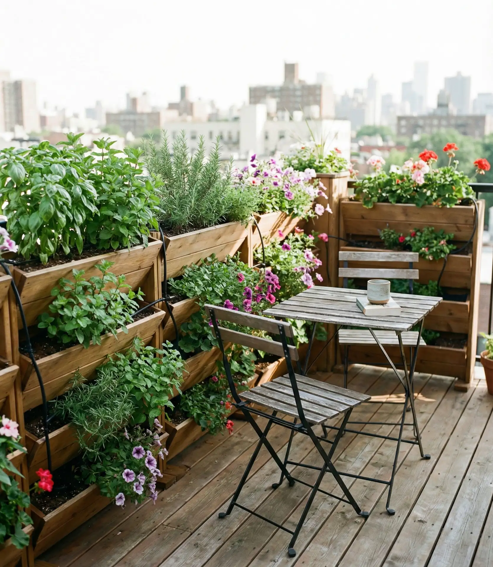 Deck with Vertical Garden Wall 2