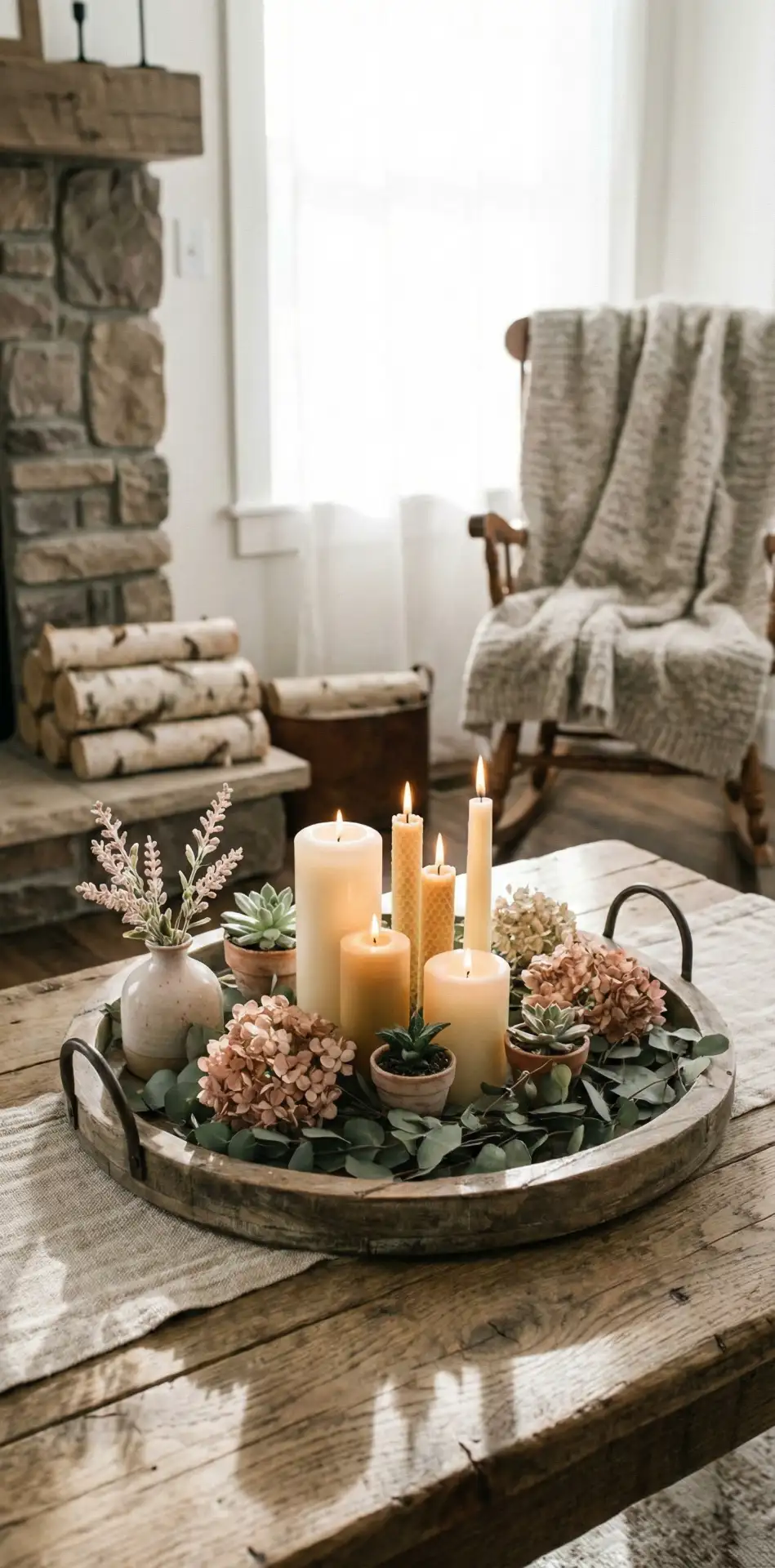 Decorative Tray Centerpiece for Dining 2