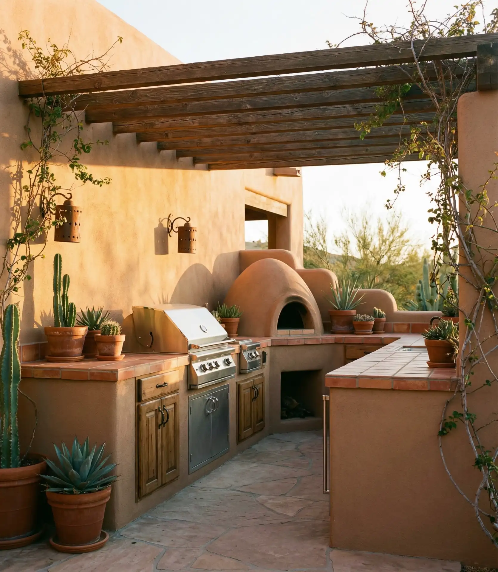 Desert-Inspired Southwestern Kitchen 2