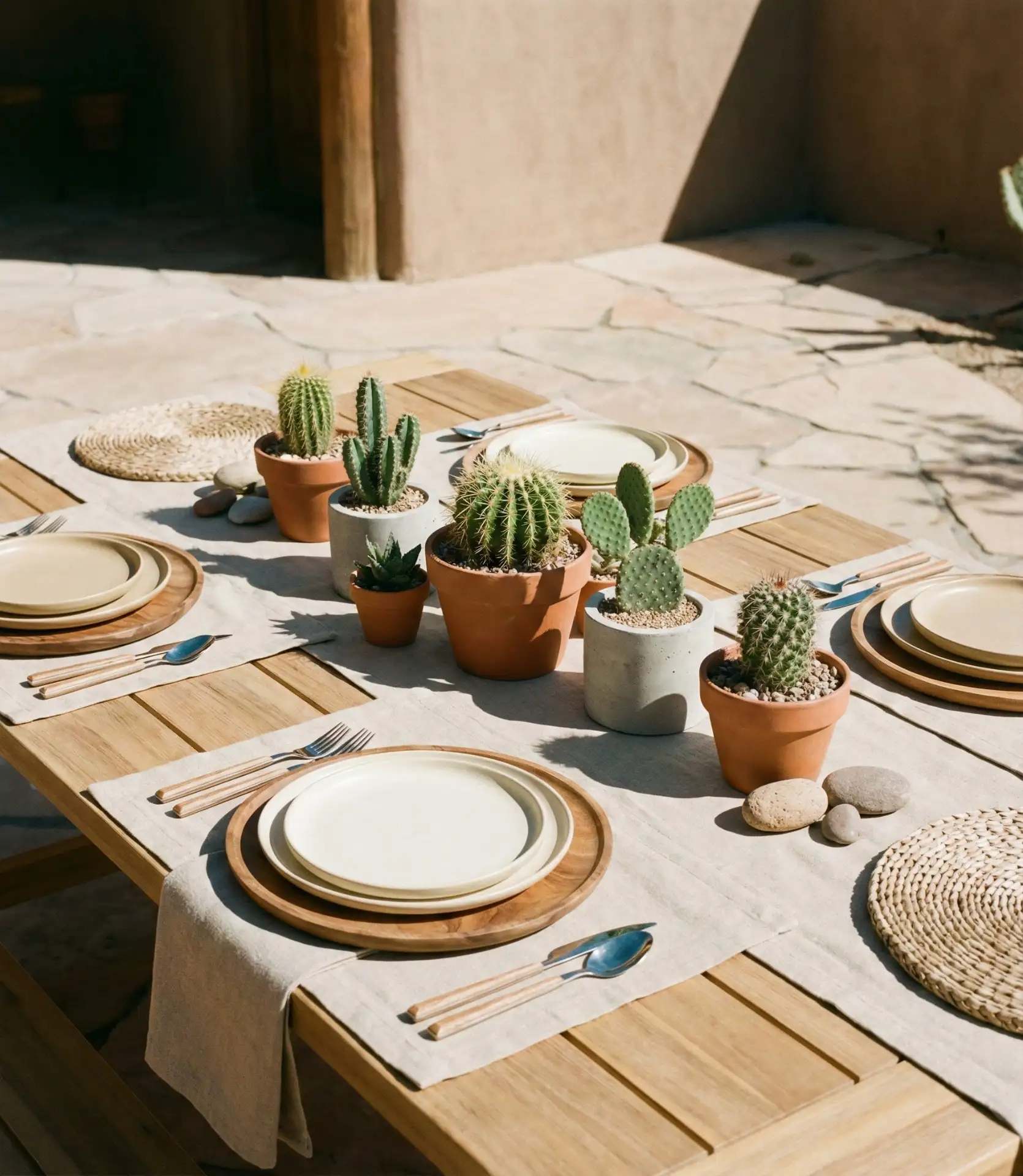 Desert Modern with Cacti and Neutrals 1