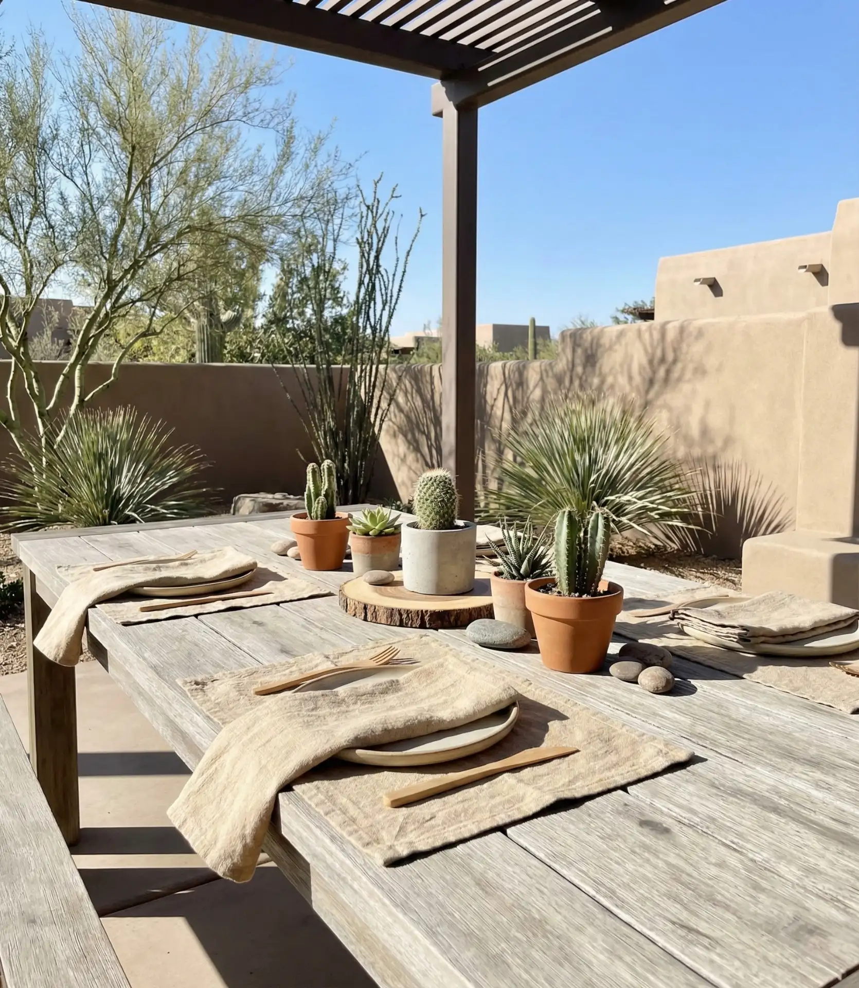 Desert Modern with Cacti and Neutrals 2