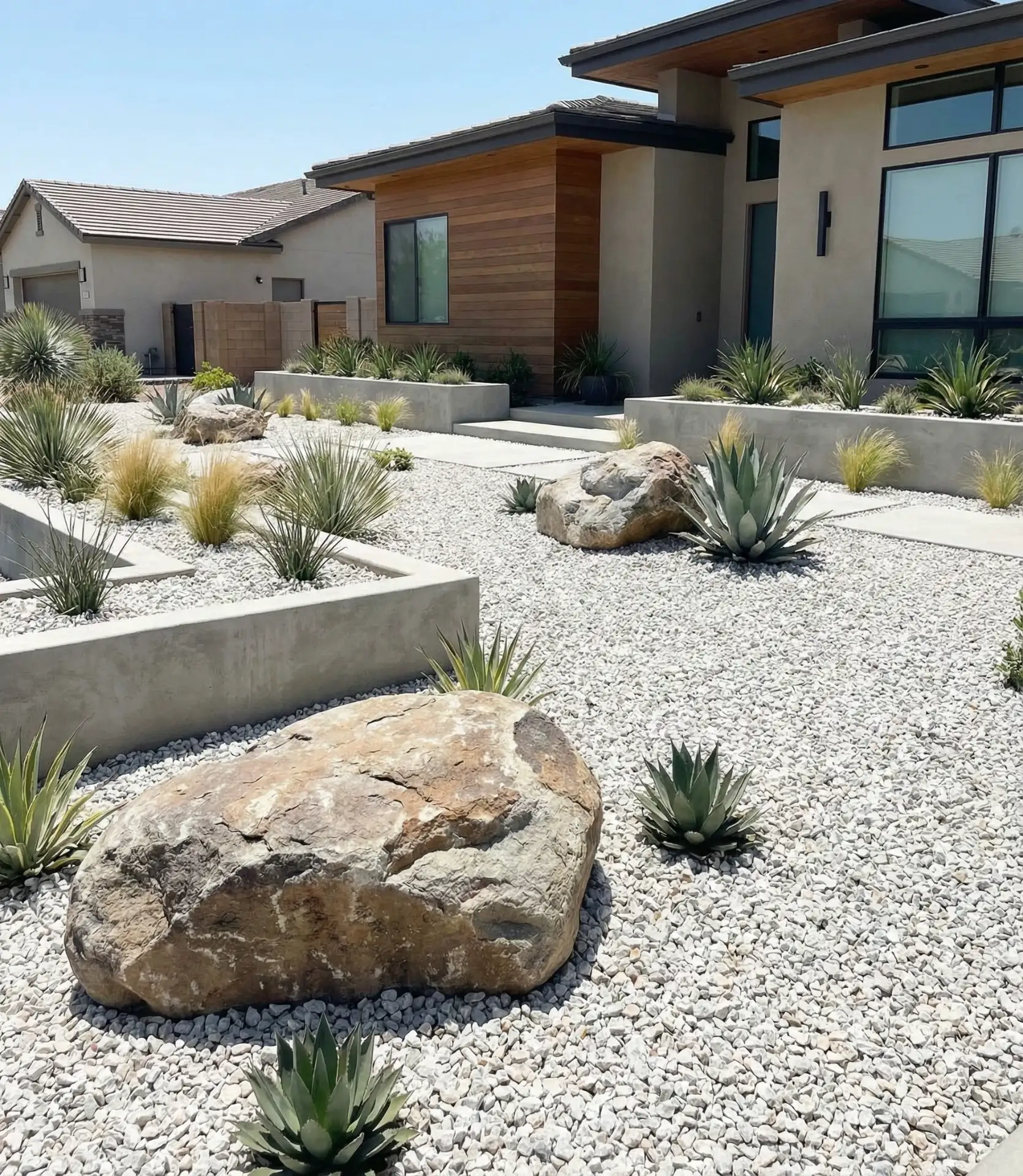 Desert Modern with Rocks 1