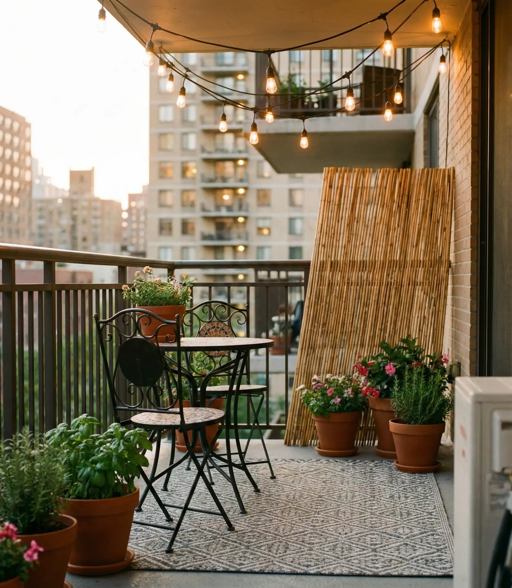 Dramatic Apartment Exterior Balcony 1