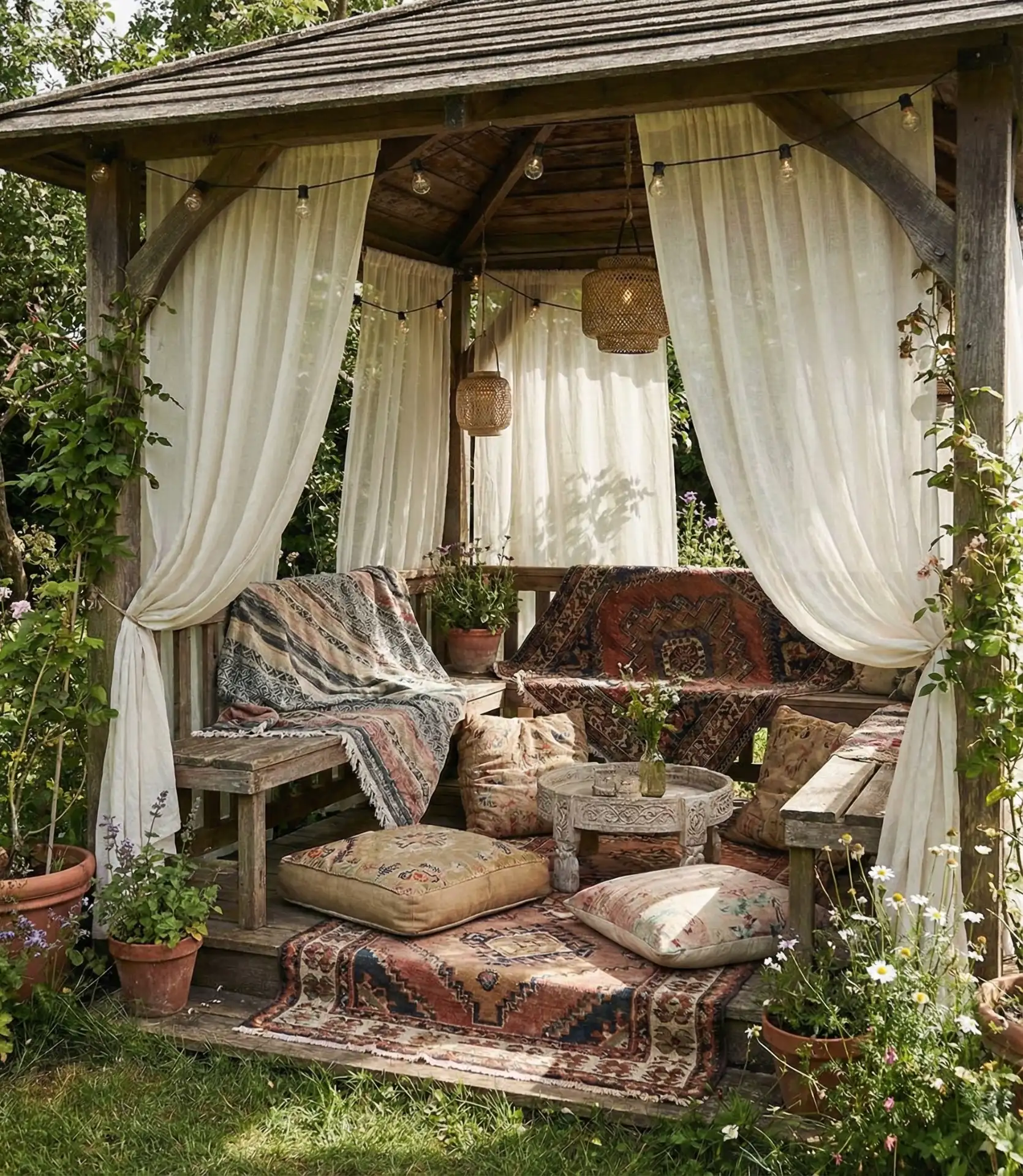 Draped Fabric Bohemian Retreat 1