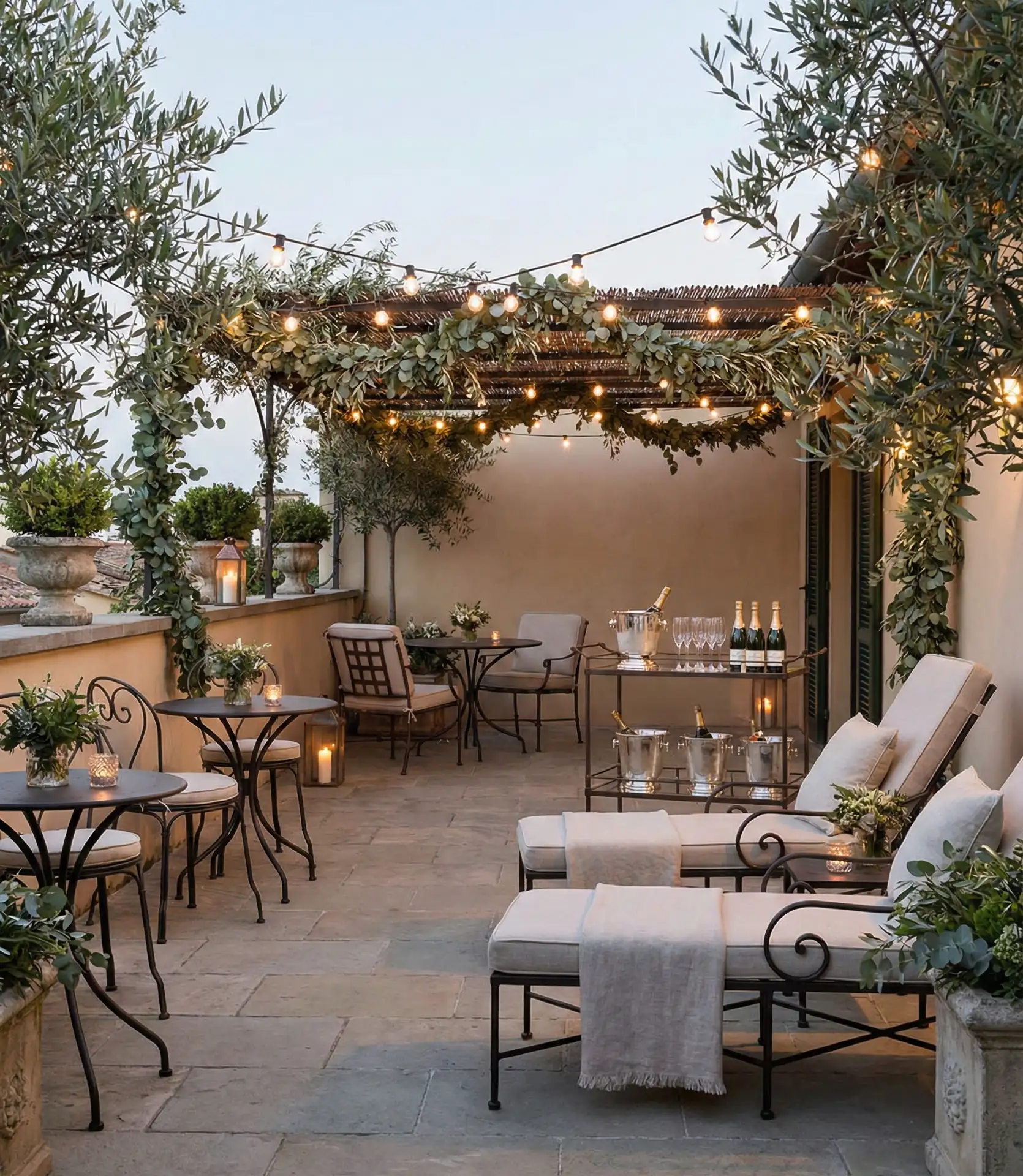 Elegant Engagement Party Terrace 1