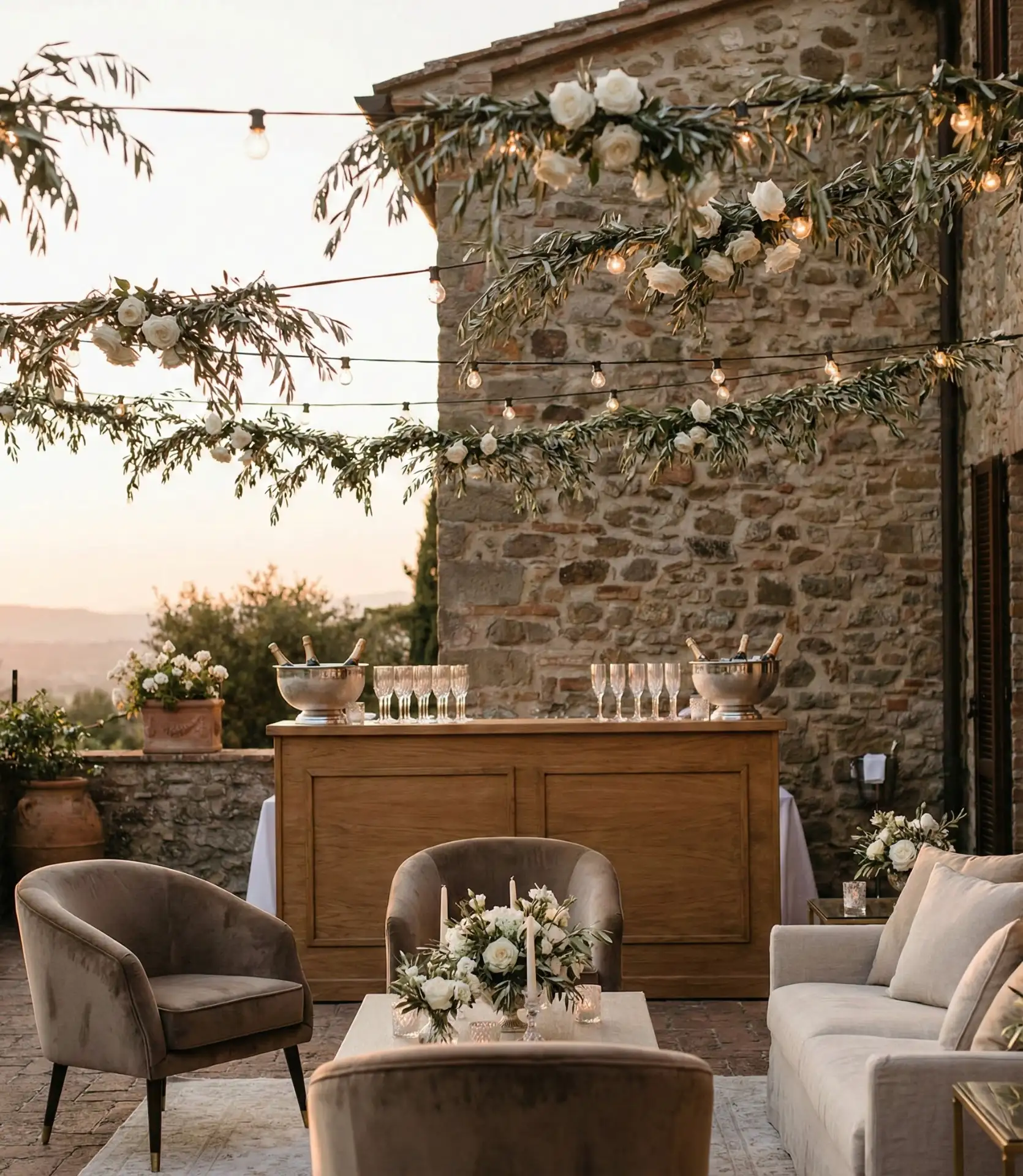 Elegant Engagement Party Terrace 2