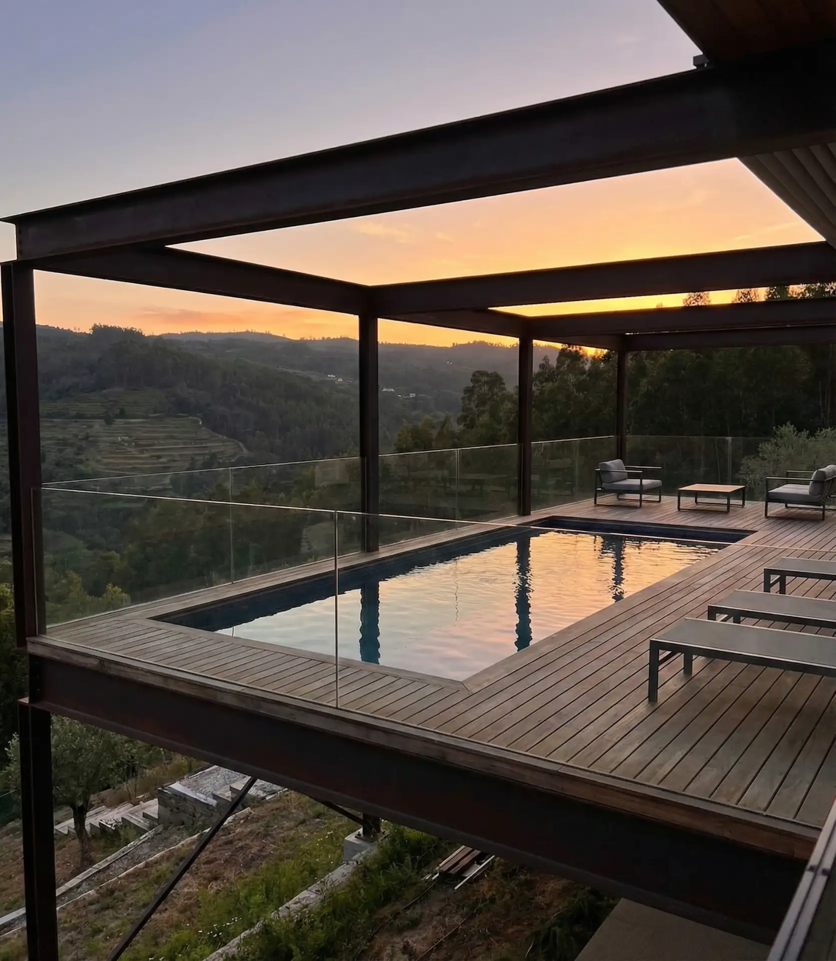 Elevated Deck Pool with Panoramic Views 1
