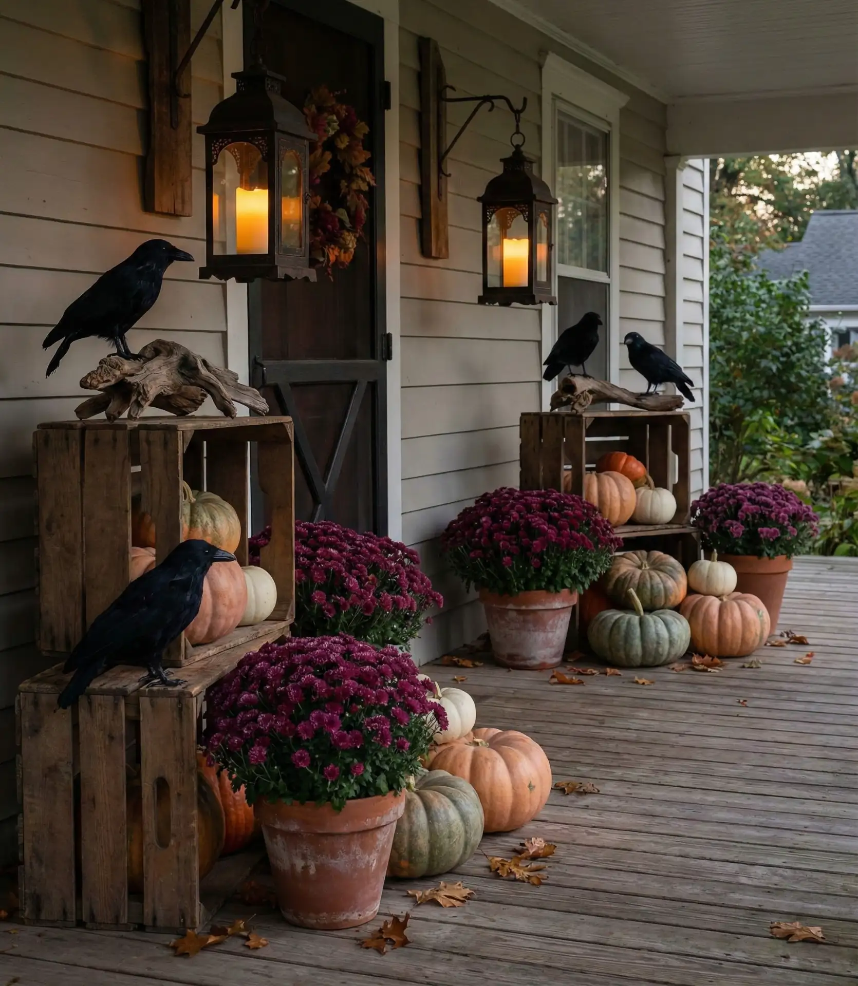 Enchanted Halloween Porch Display 1