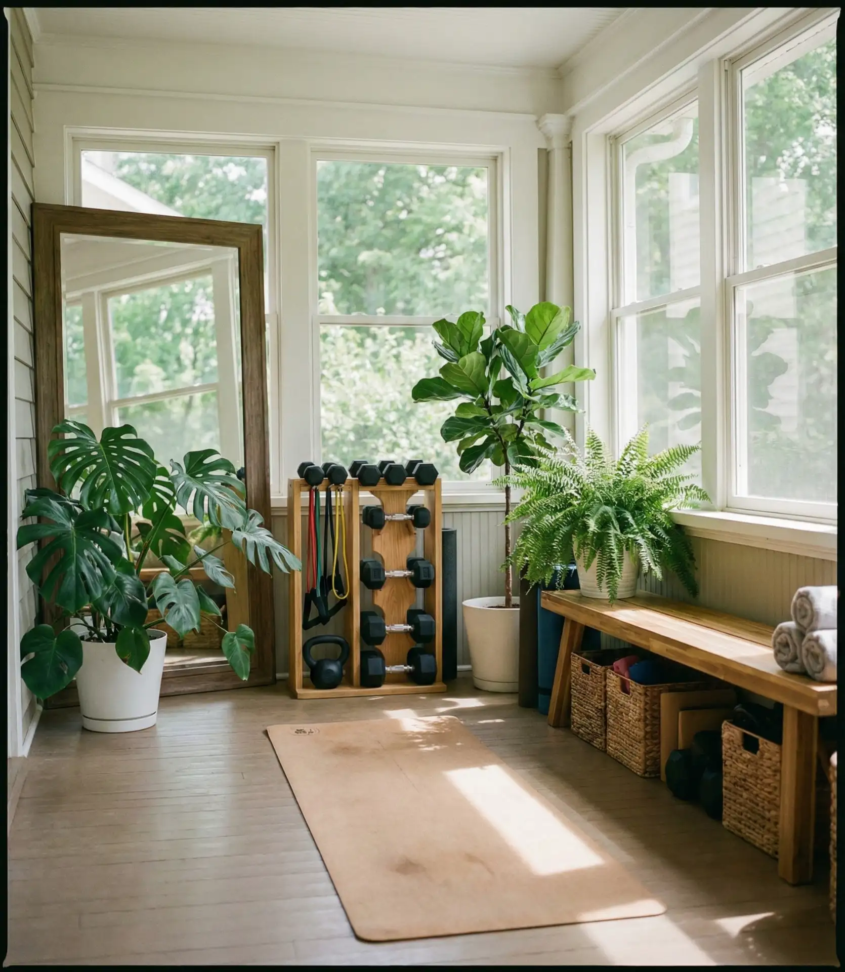 Enclosed Porch Fitness and Wellness Zones 2