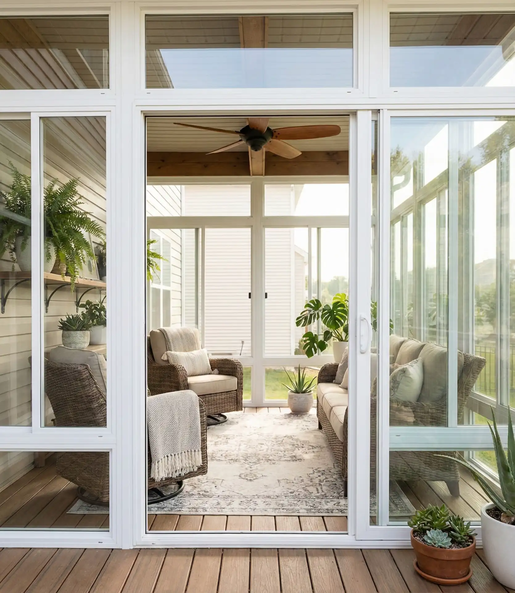 Enclosed Sunroom Addition 1