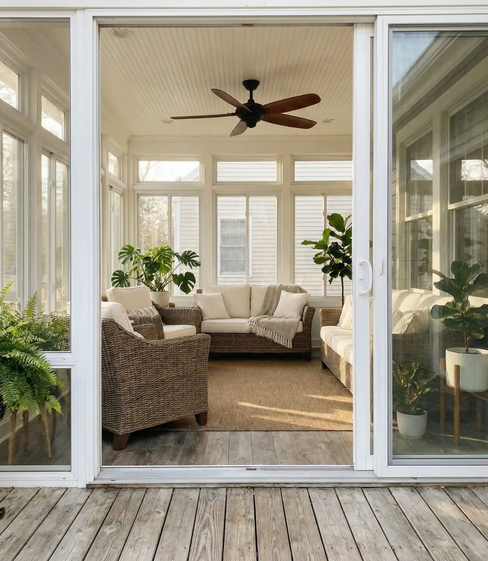 Enclosed Sunroom Addition 2