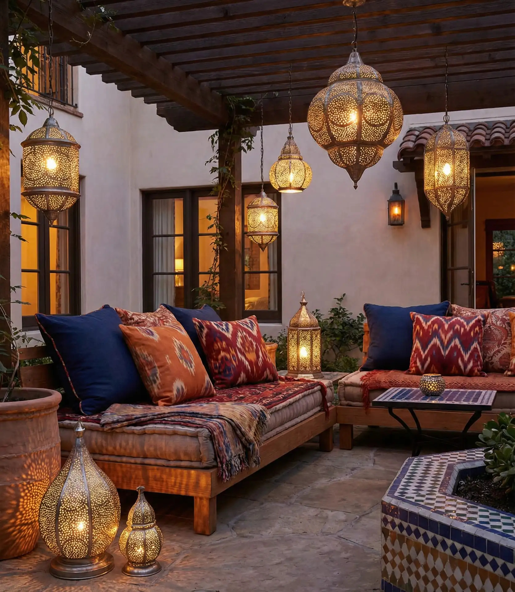 Exotic Moroccan Courtyard Style 1