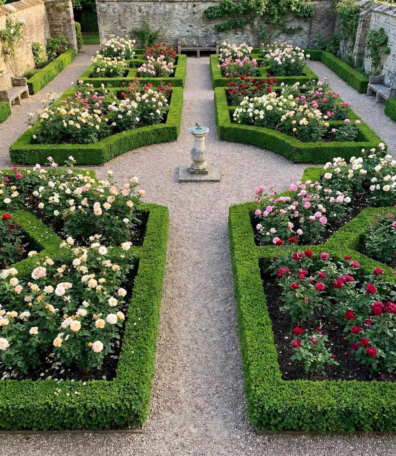 Formal Rose Garden 1