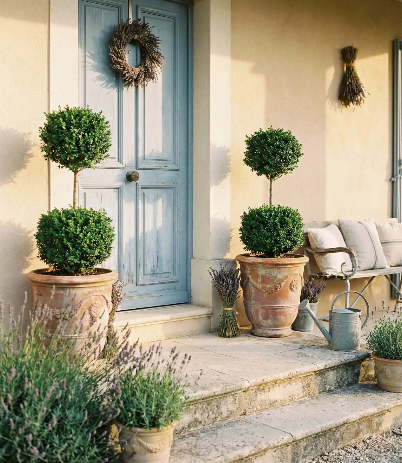 French Country Blue Door Elegance 2