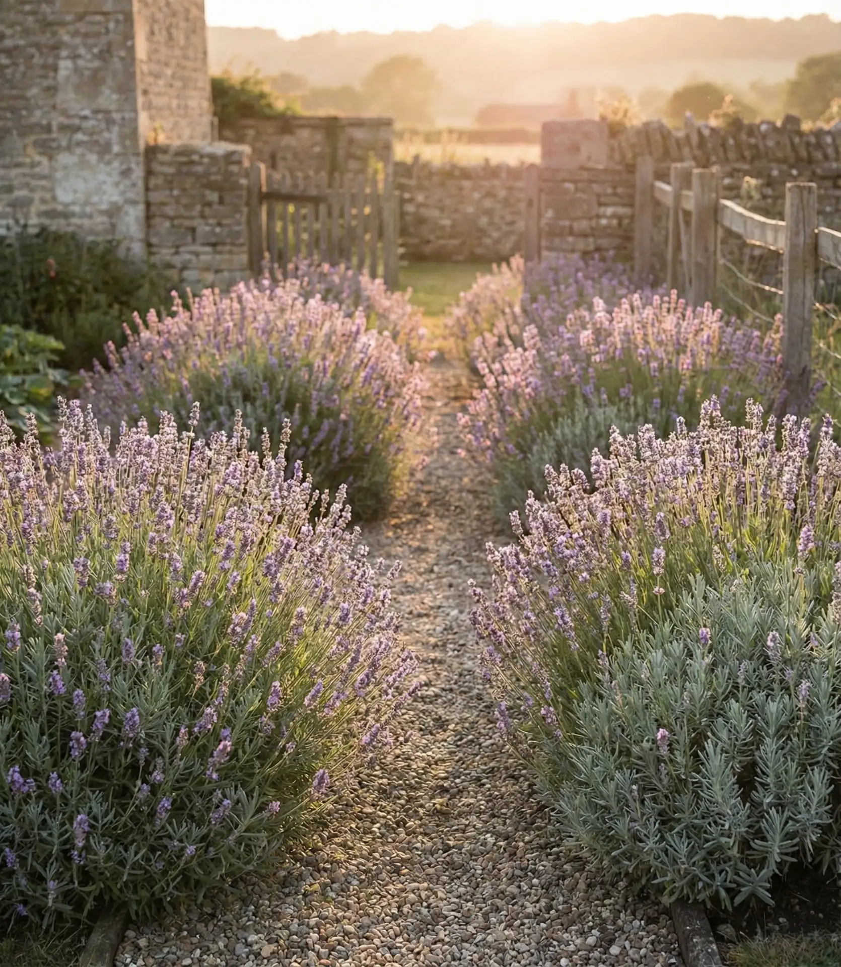 French Country Lavender Borders 1