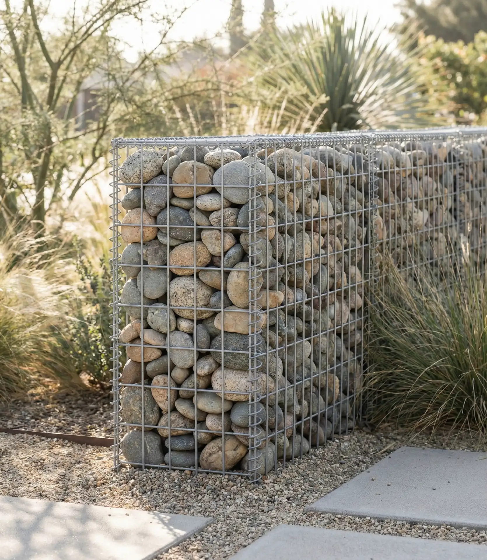 Gabion Stone Wall Enclosure 2