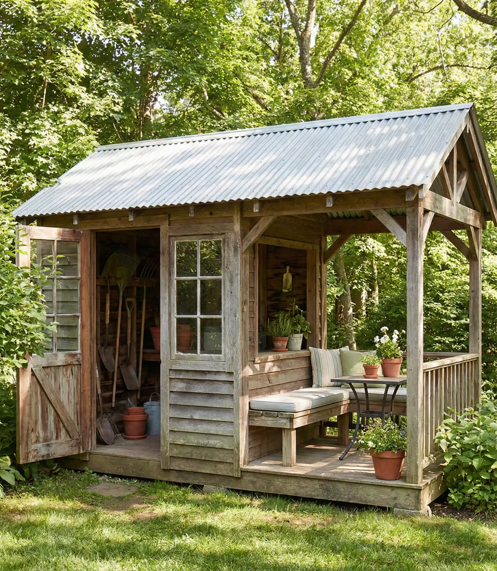 Garden Shed Combination 1