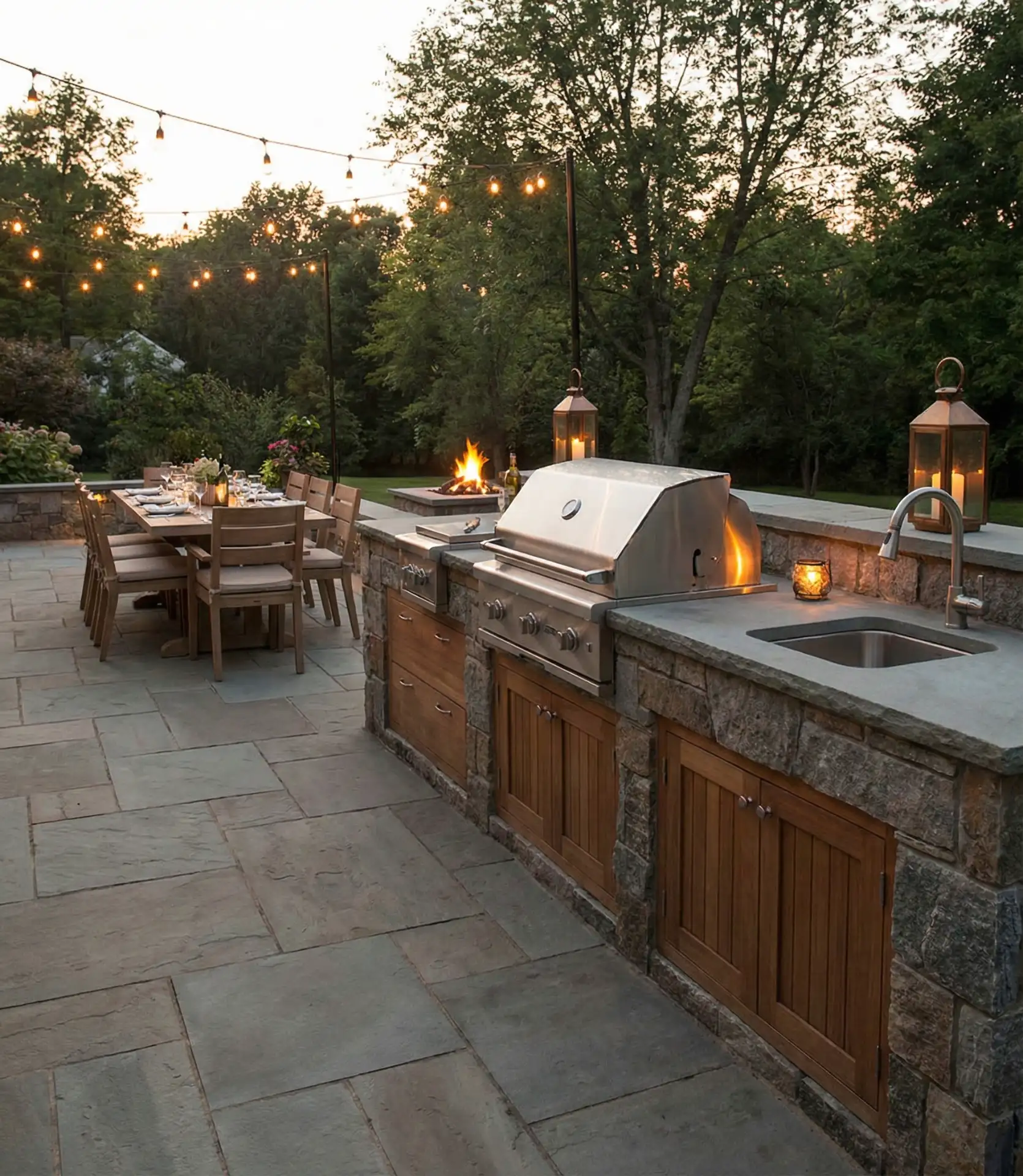 Grill Station Dining Zone 1