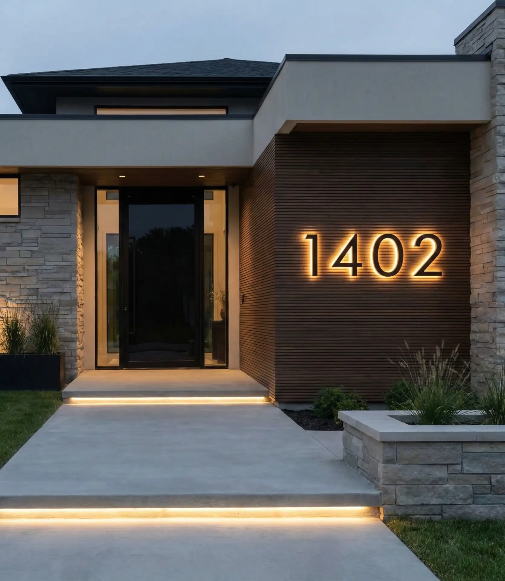 Illuminated House Numbers and Address Signs 1