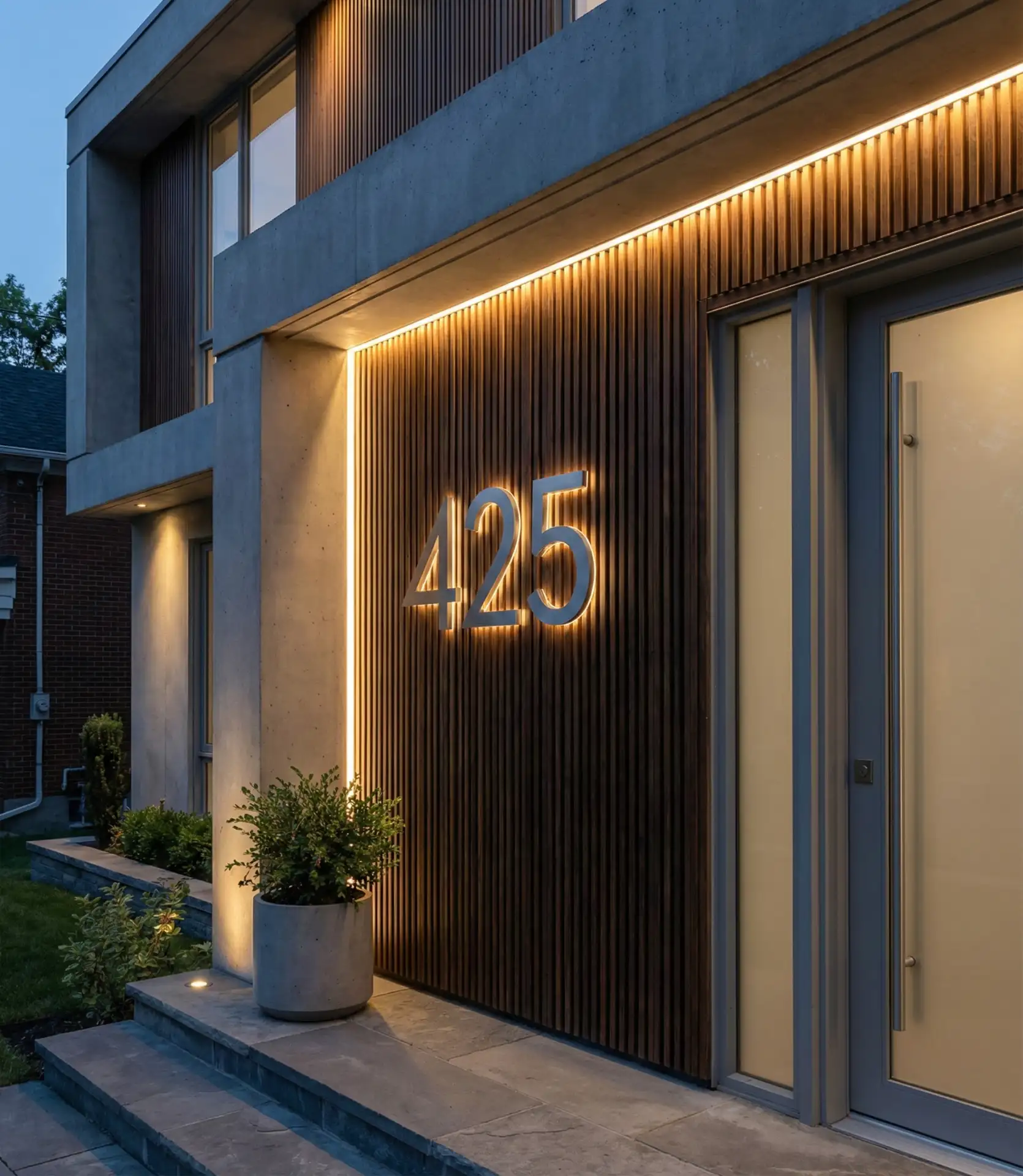 Illuminated House Numbers and Address Signs 2
