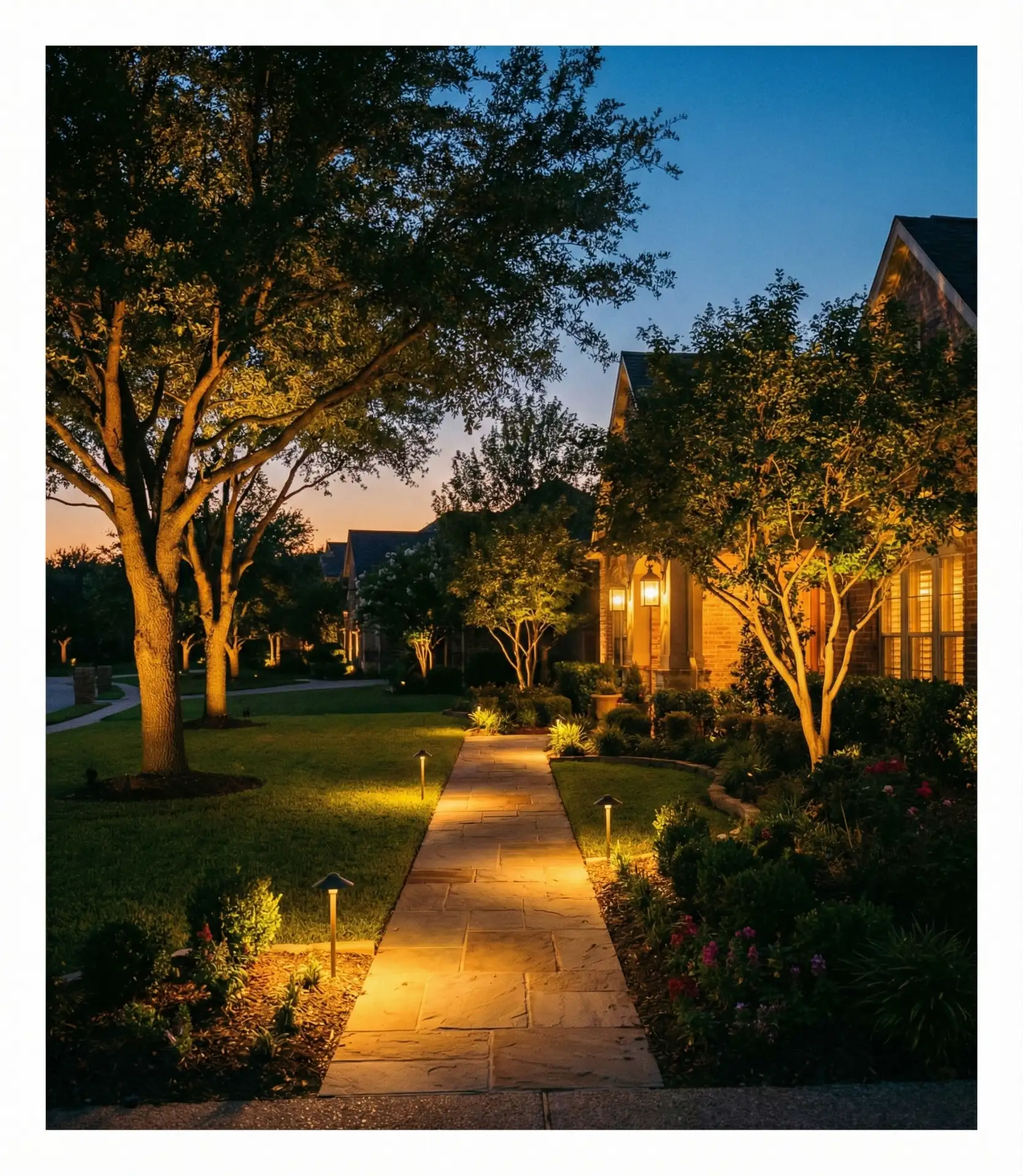 Illuminated Landscape Lighting Design 2