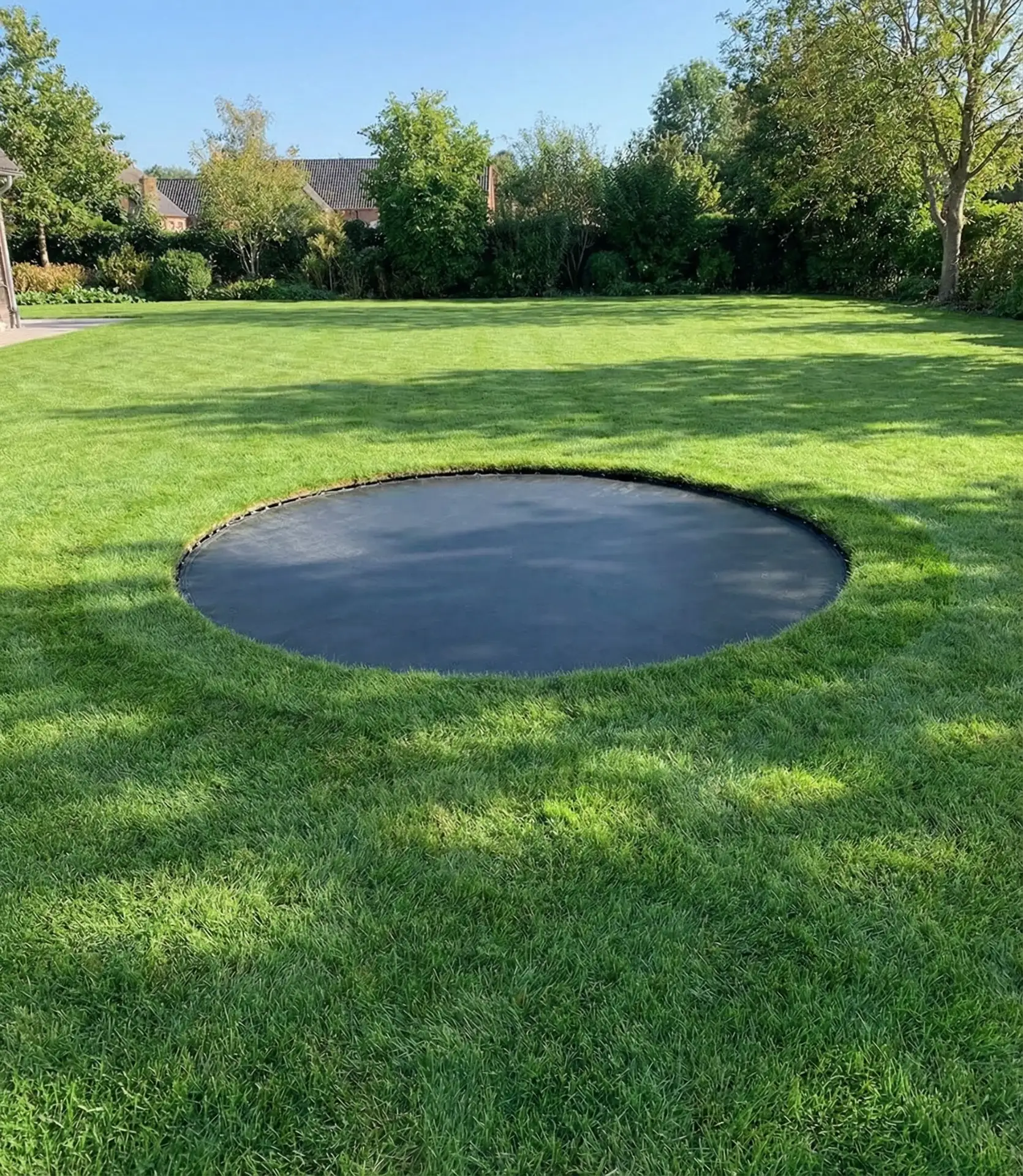 In-Ground Trampoline Installation 1