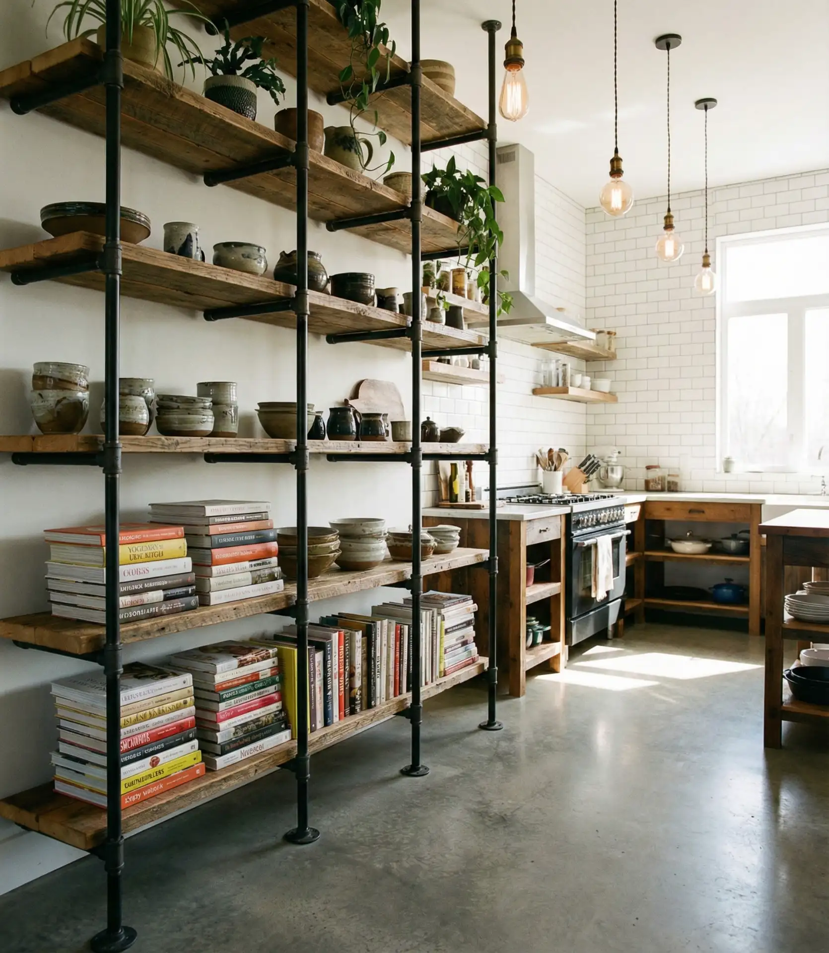 Industrial Pipe Shelving System 2