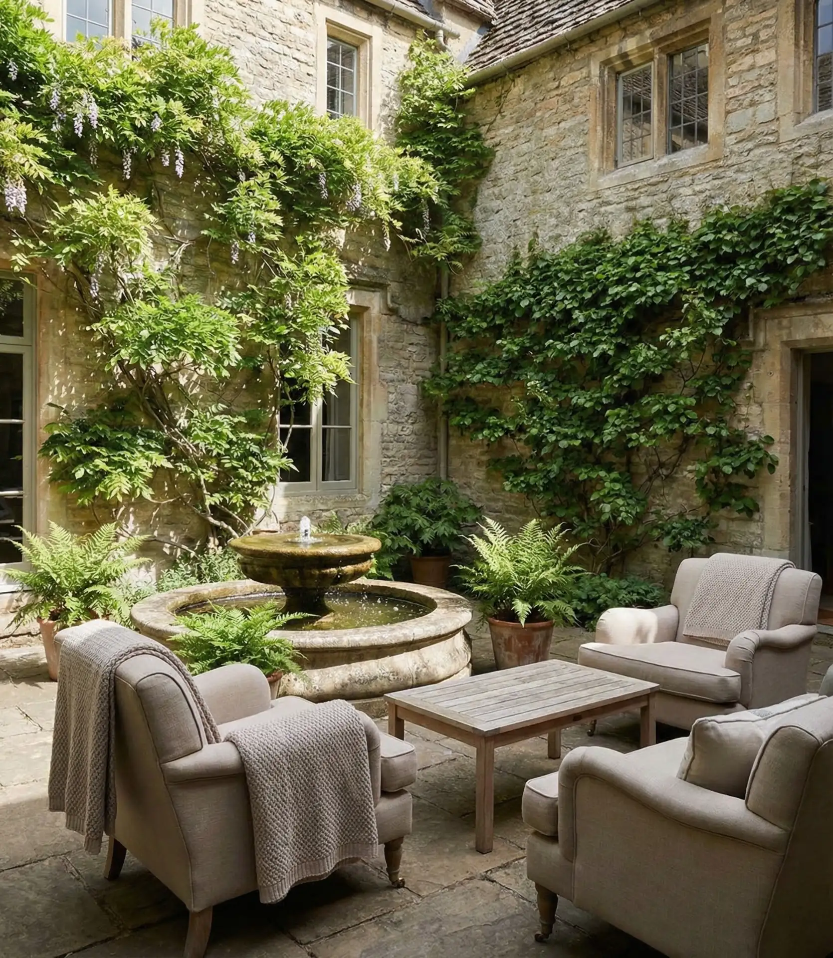 Intimate Courtyard Sitting Room 1