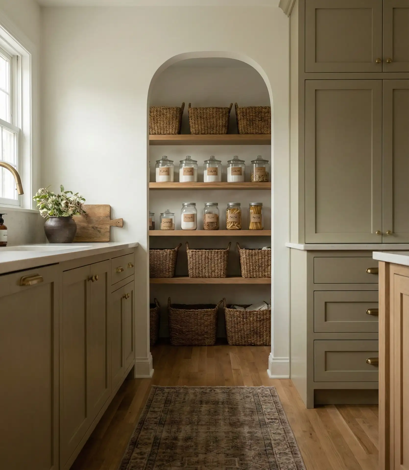 Kitchen-Adjacent Open Pantry 2