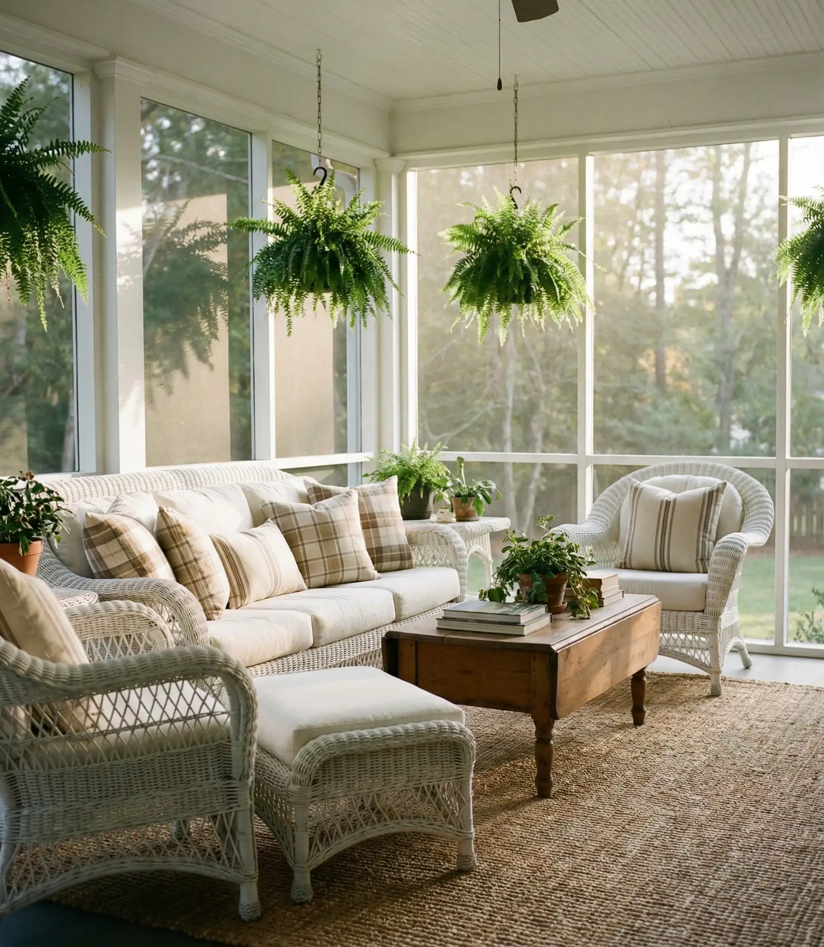 Layered Textiles for Cozy Farmhouse Appeal 1