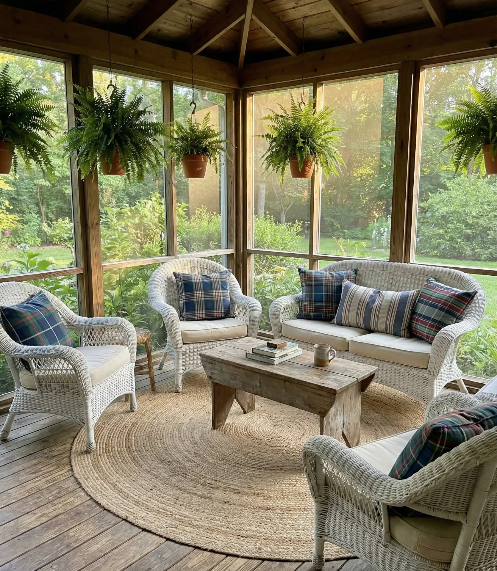 Layered Textiles for Cozy Farmhouse Appeal 2