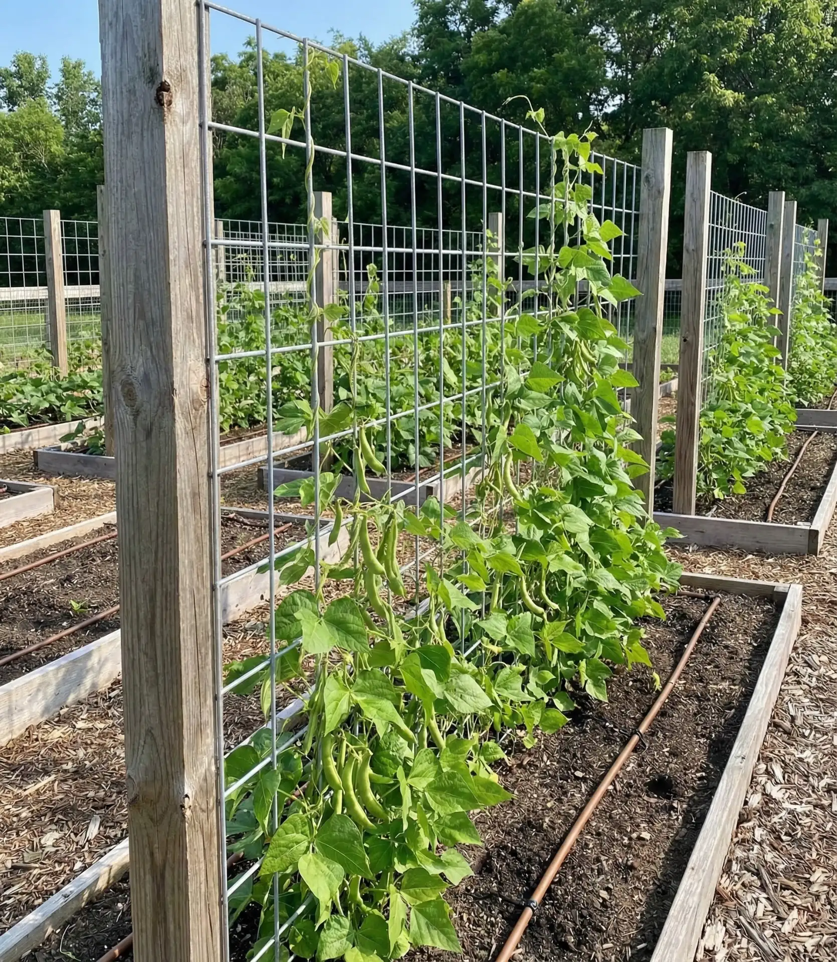 Livestock Panel Garden Grid 1