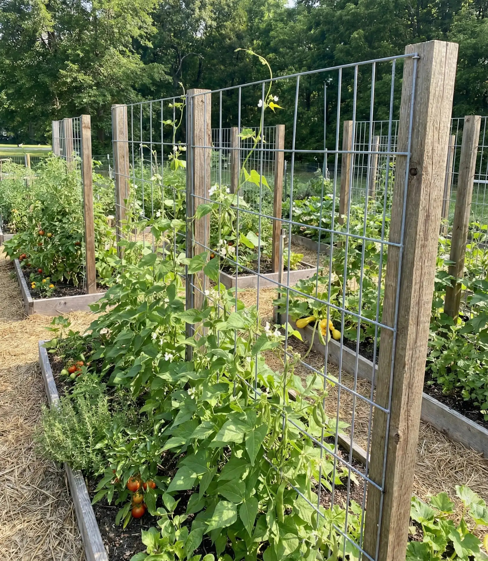 Livestock Panel Garden Grid 2