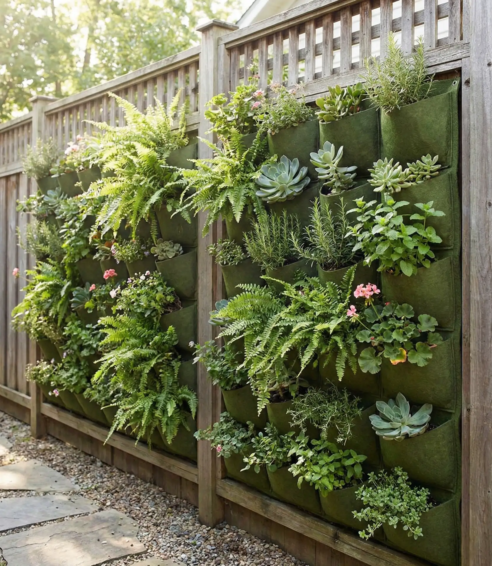 Living Wall Vertical Garden Fence 1