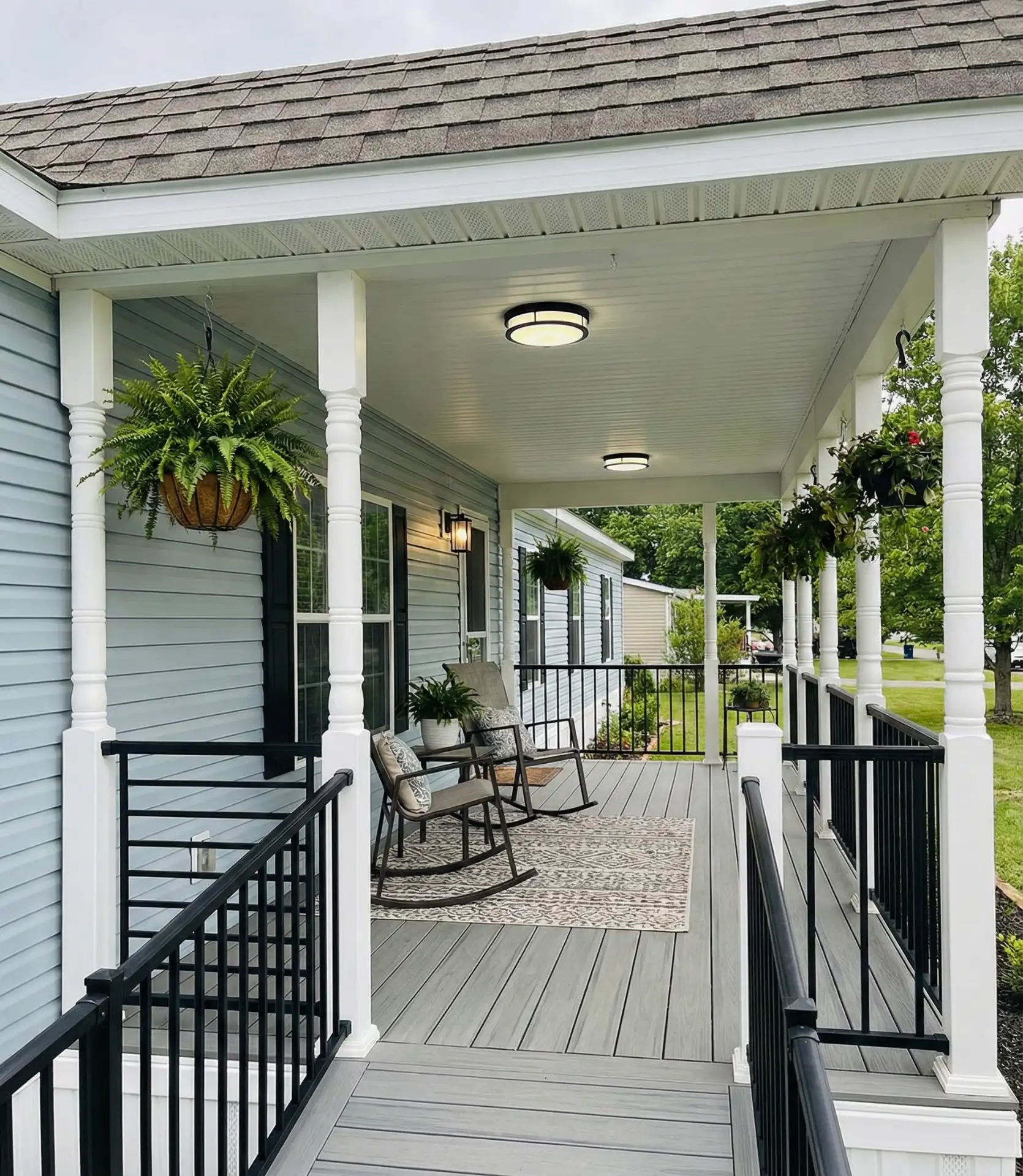Manufactured Home Covered Porch Upgrades 2