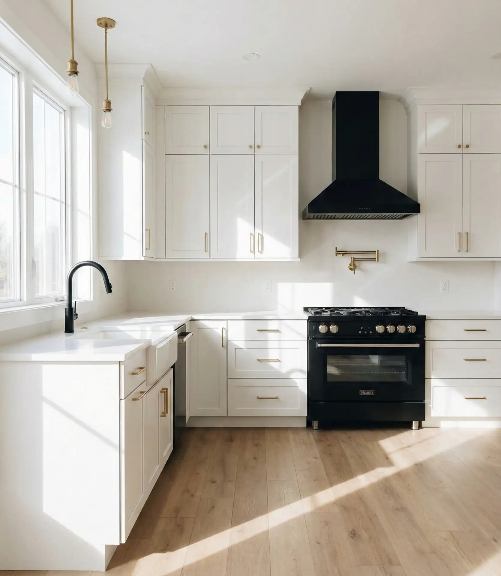 Matte Black Appliances and Fixtures 1