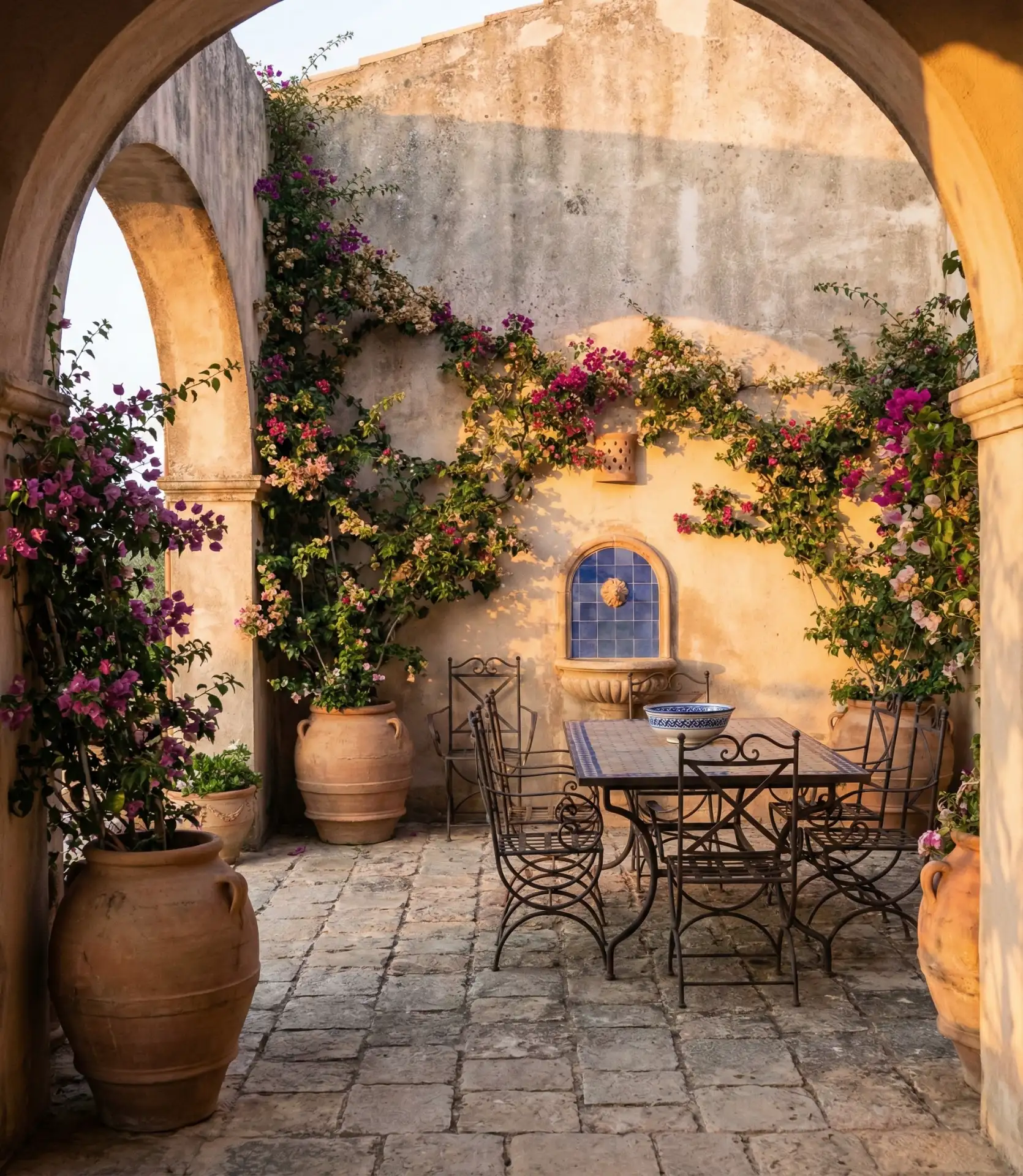 Mediterranean Courtyard Style 1