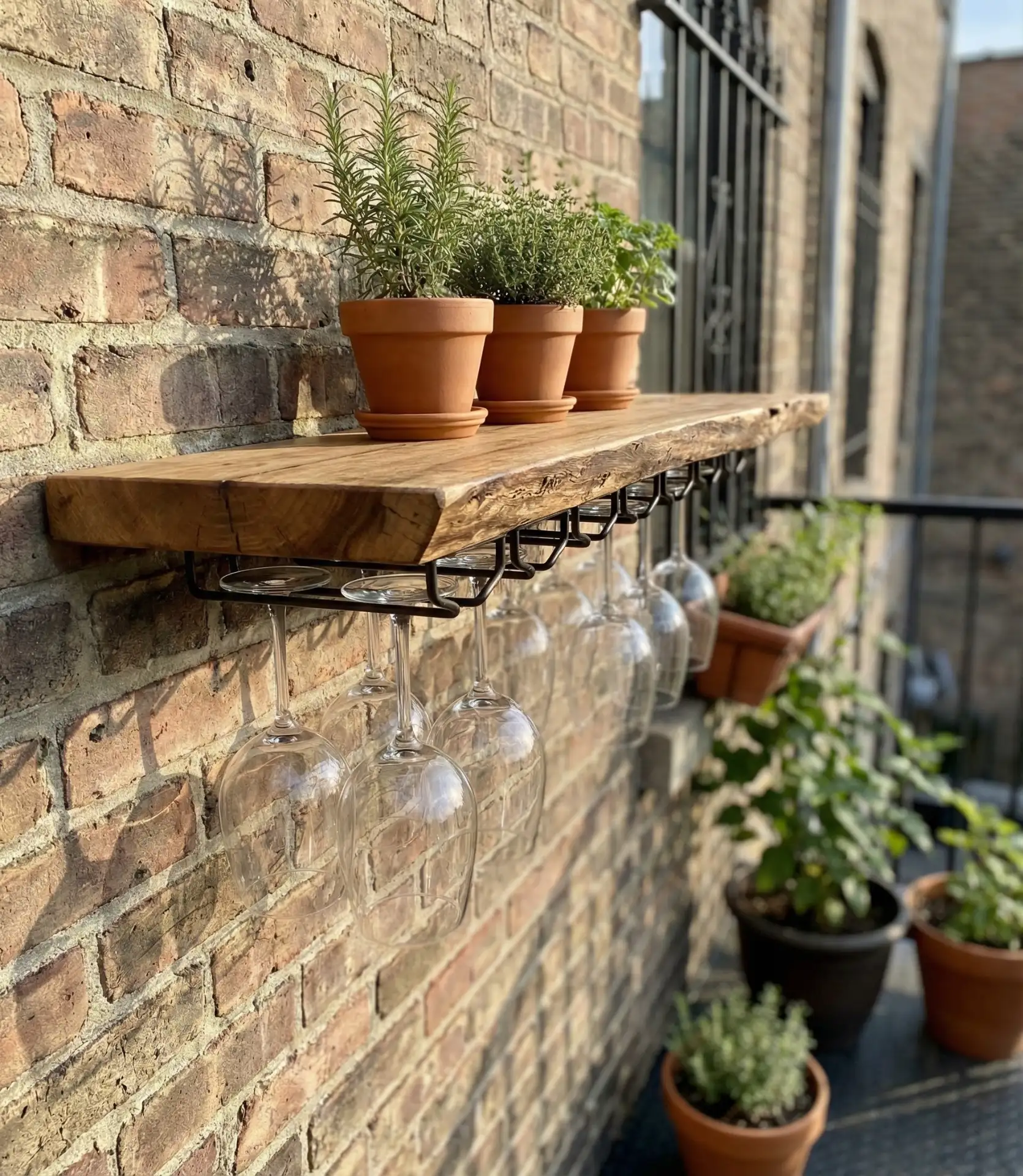 Minimalist Floating Shelf Bar 2
