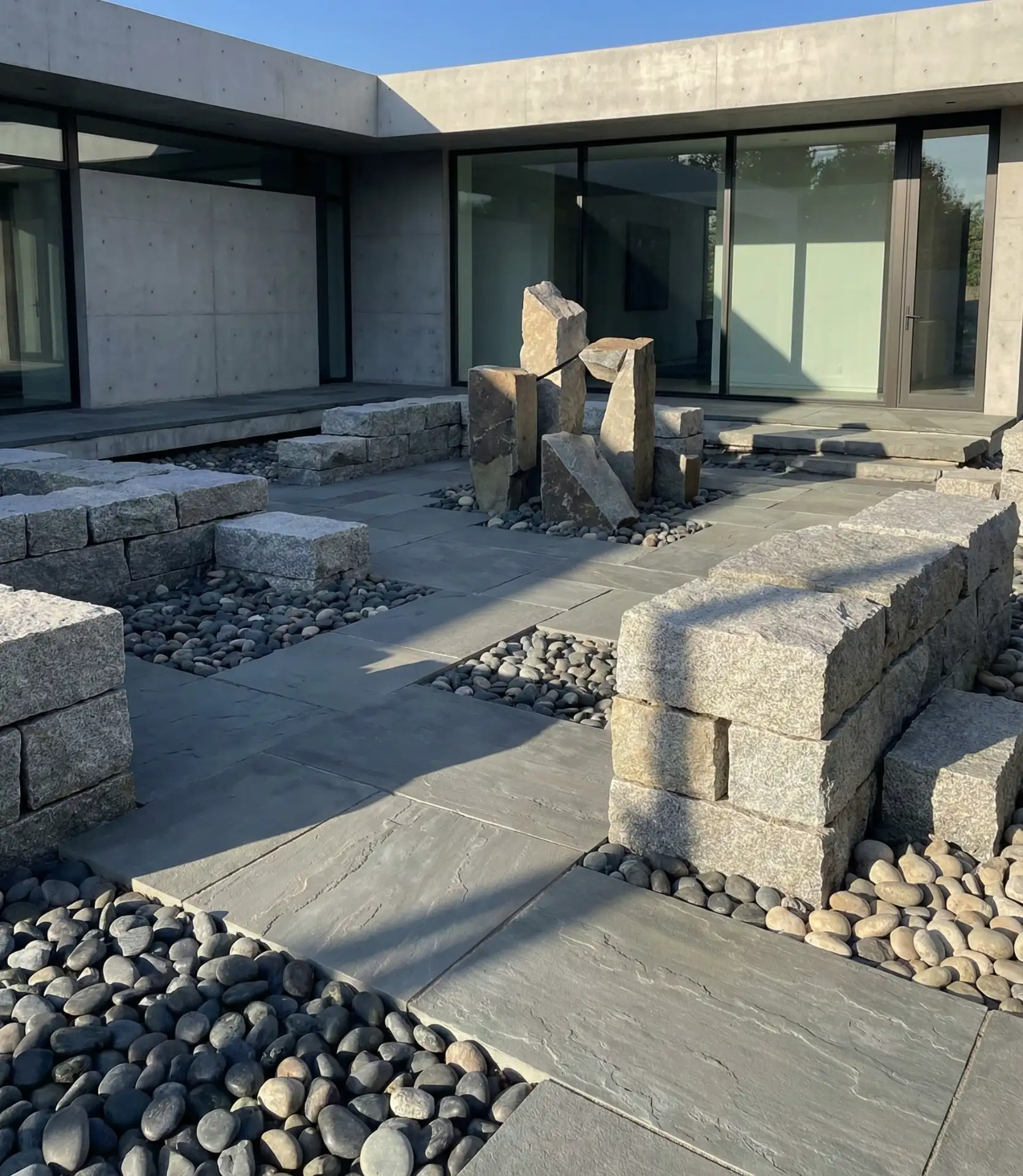 Minimalist Rock Garden Without Plants 2