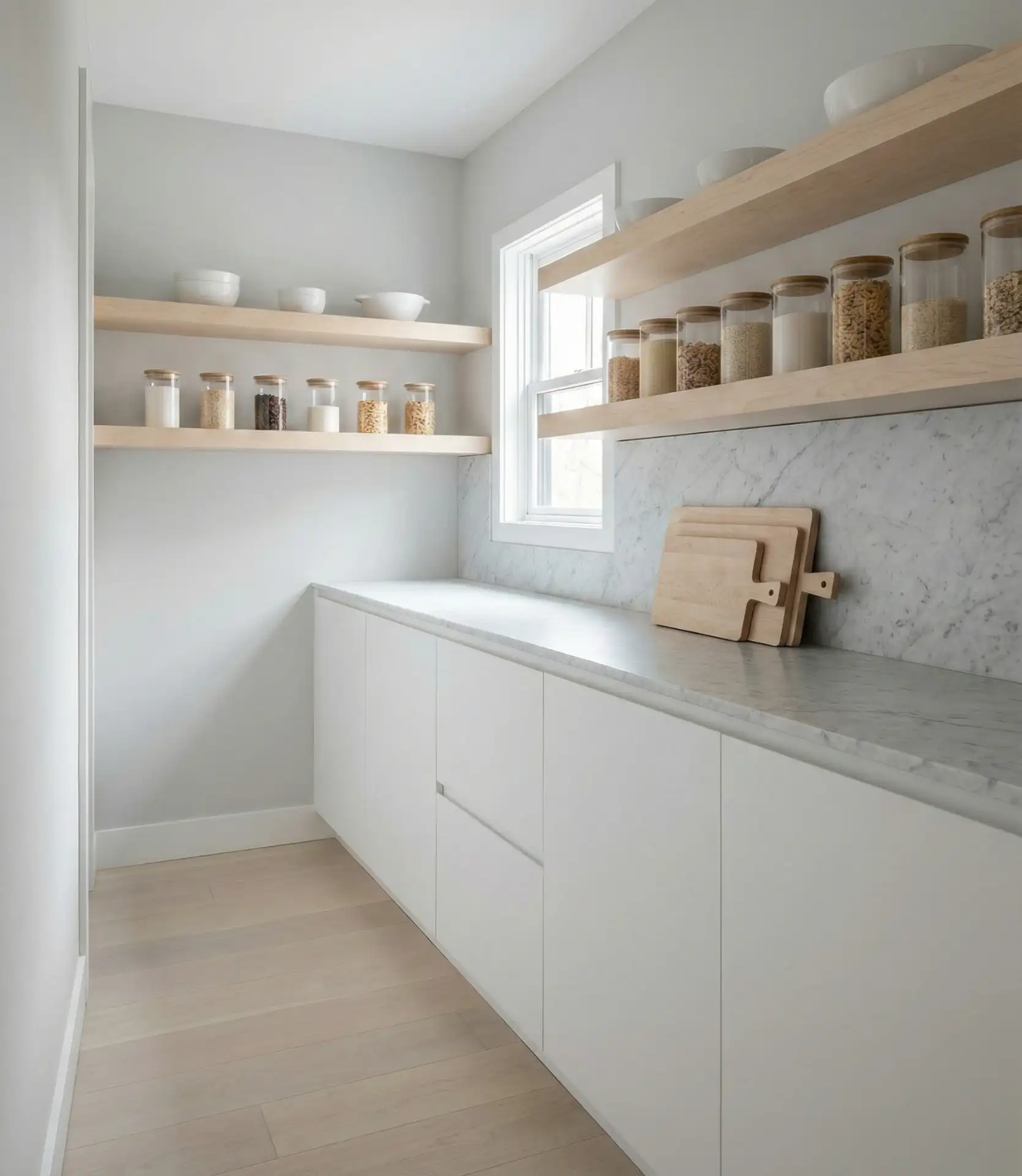 Minimalist Scandinavian Pantry 1