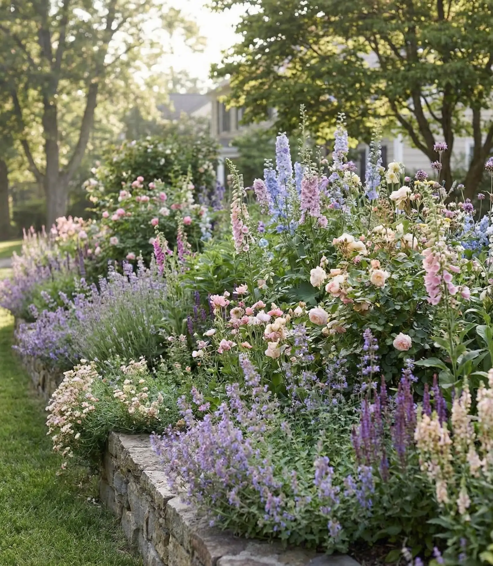 Mixed Perennial Border with Seasonal Succession 1