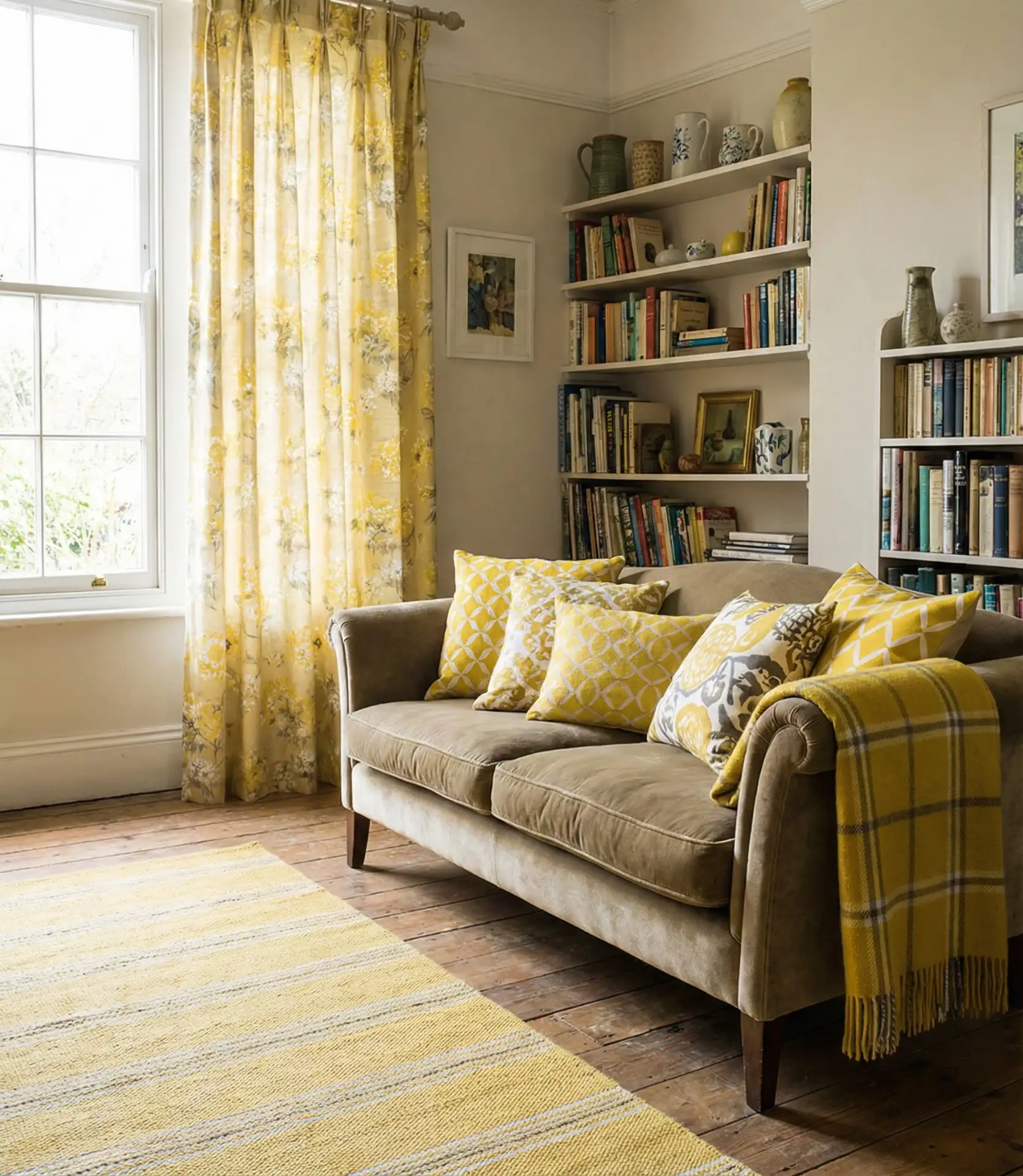 Mixing Yellow Patterns and Prints 2